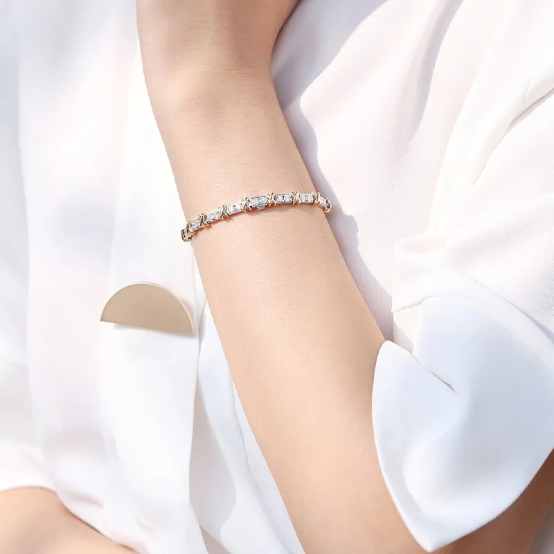 Aurora Dual Shine Bracelet | Silver Kadın Bileklik