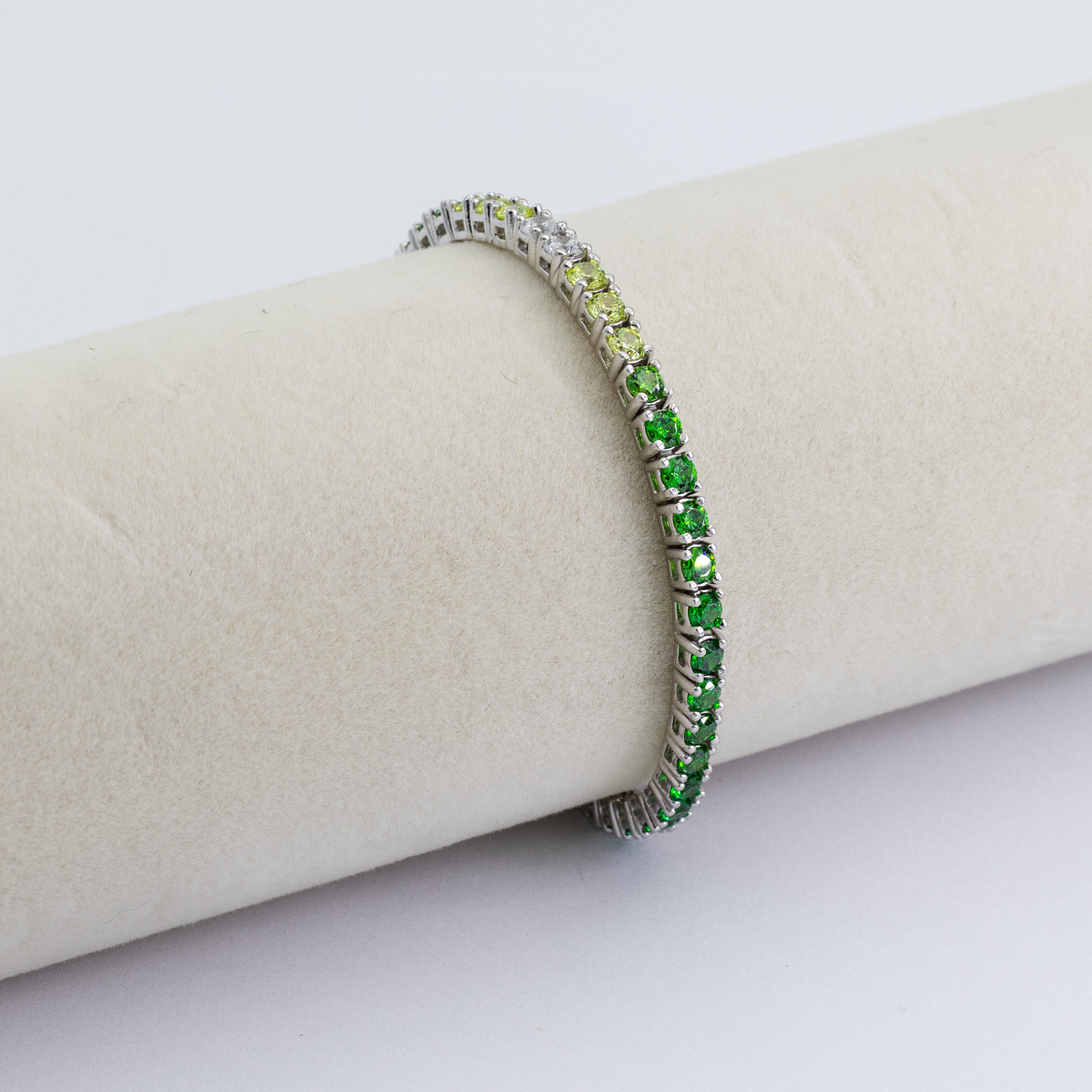 Verde Tennis Bracelet | Silver Kadın Bileklik