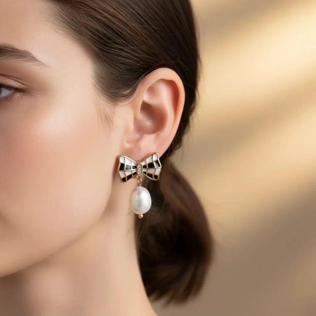 Sajio Earring | Çelik Küpe