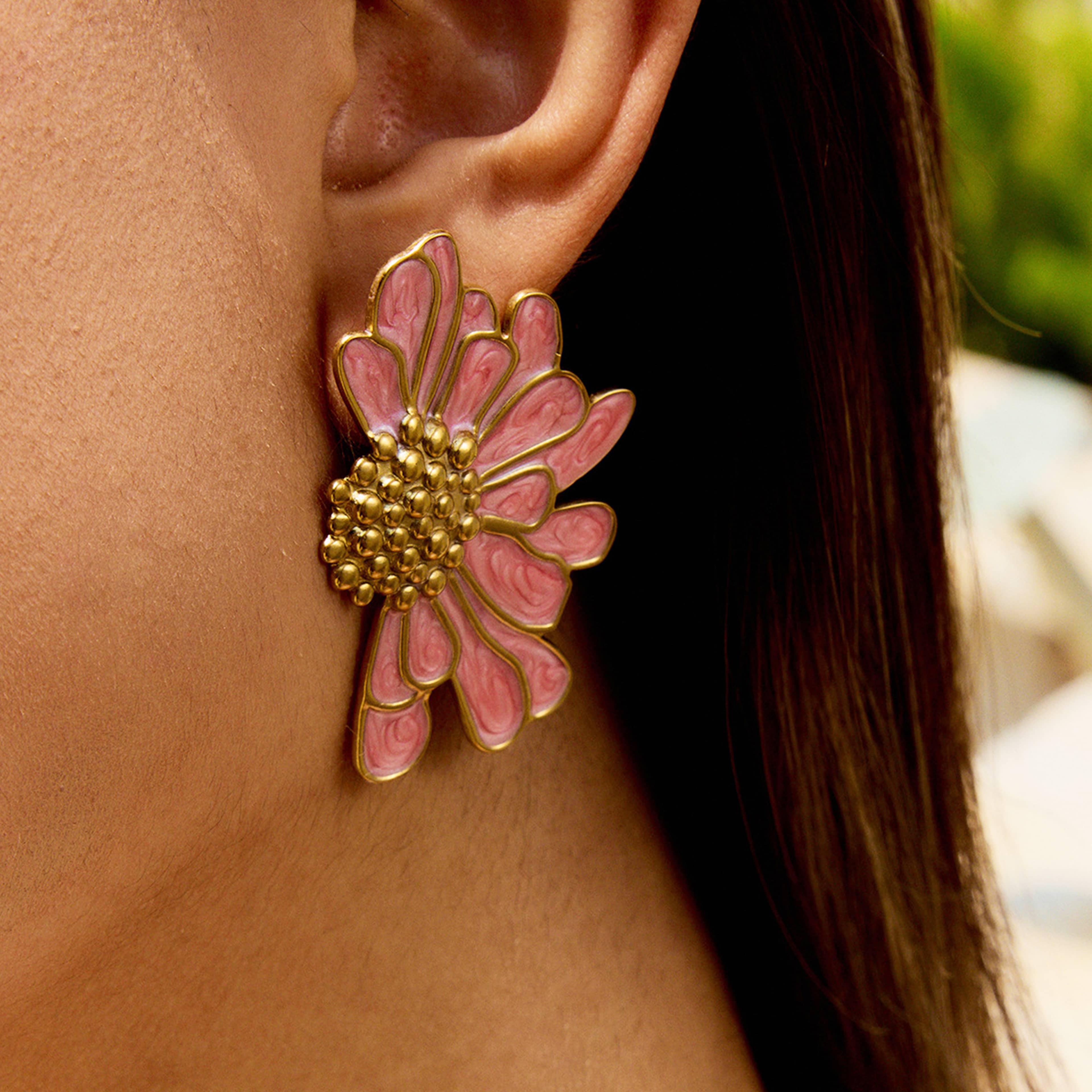 Rosmara Earring | Çelik Küpe