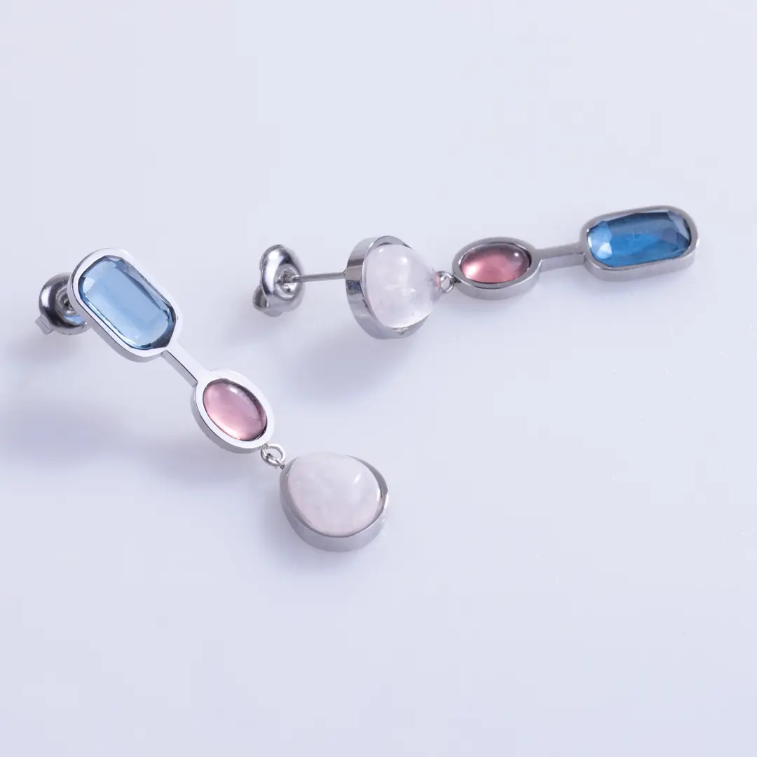 Lunova Earring | Çelik Küpe