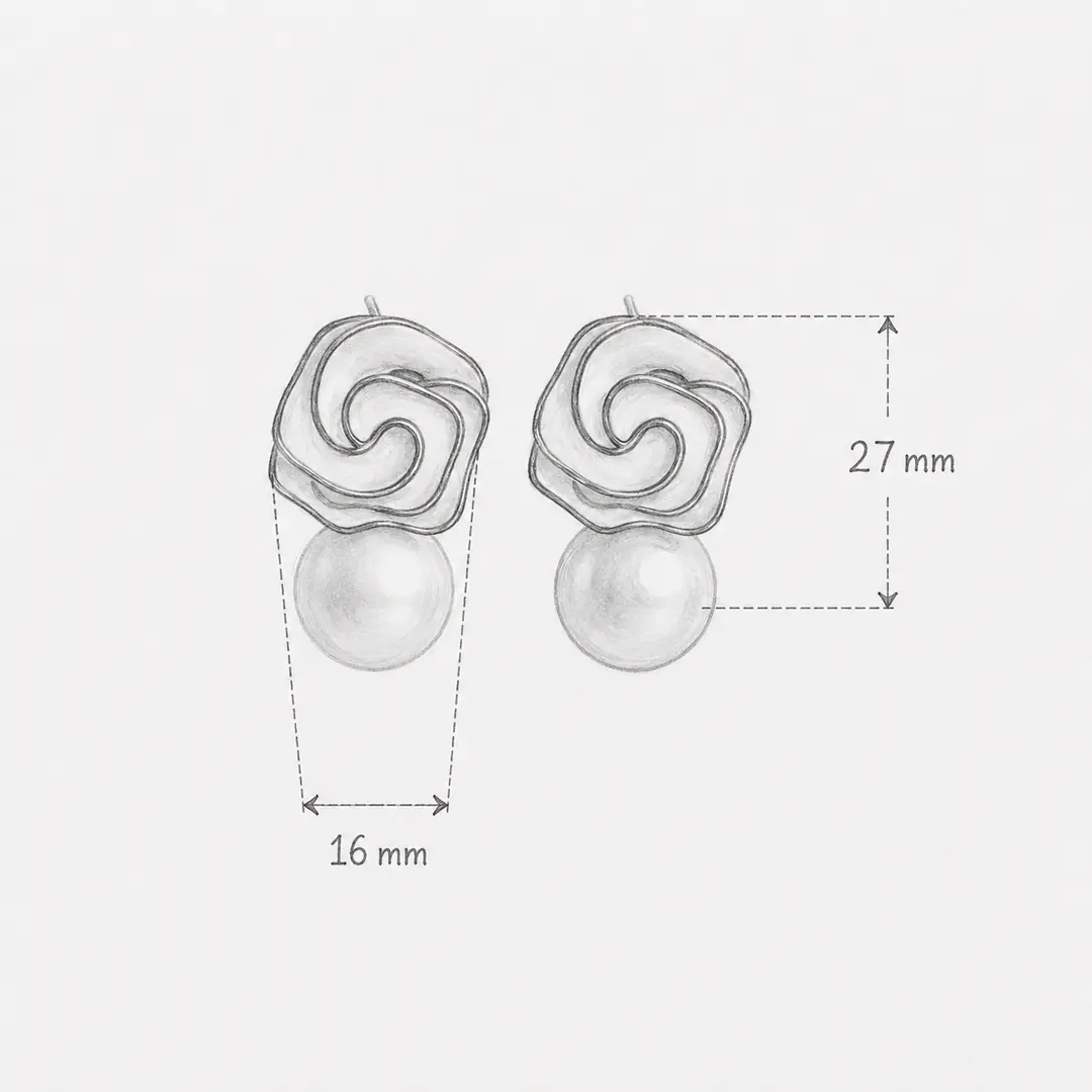 Yenowi Earring | Çelik Küpe 3