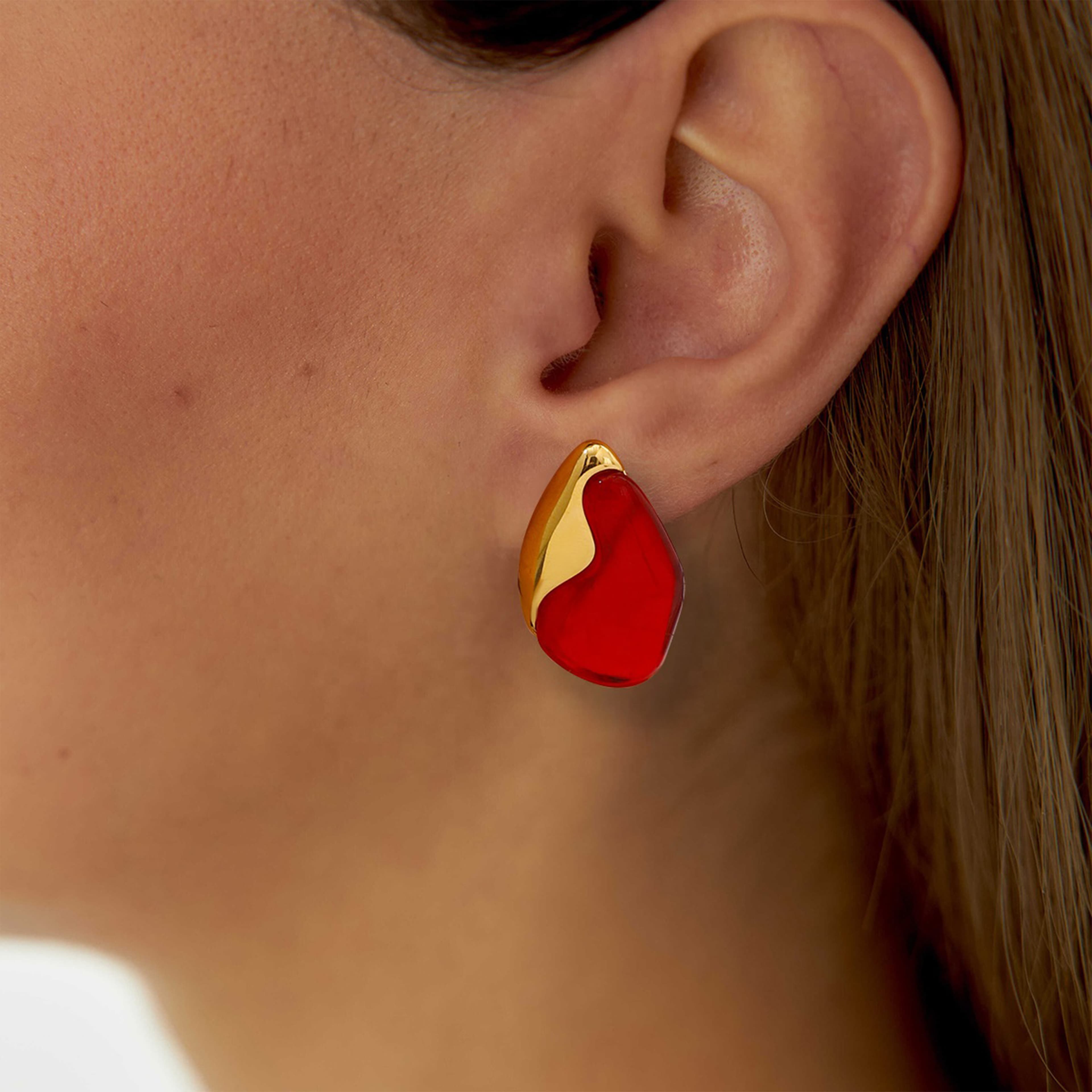 Rubira Earring | Çelik Küpe