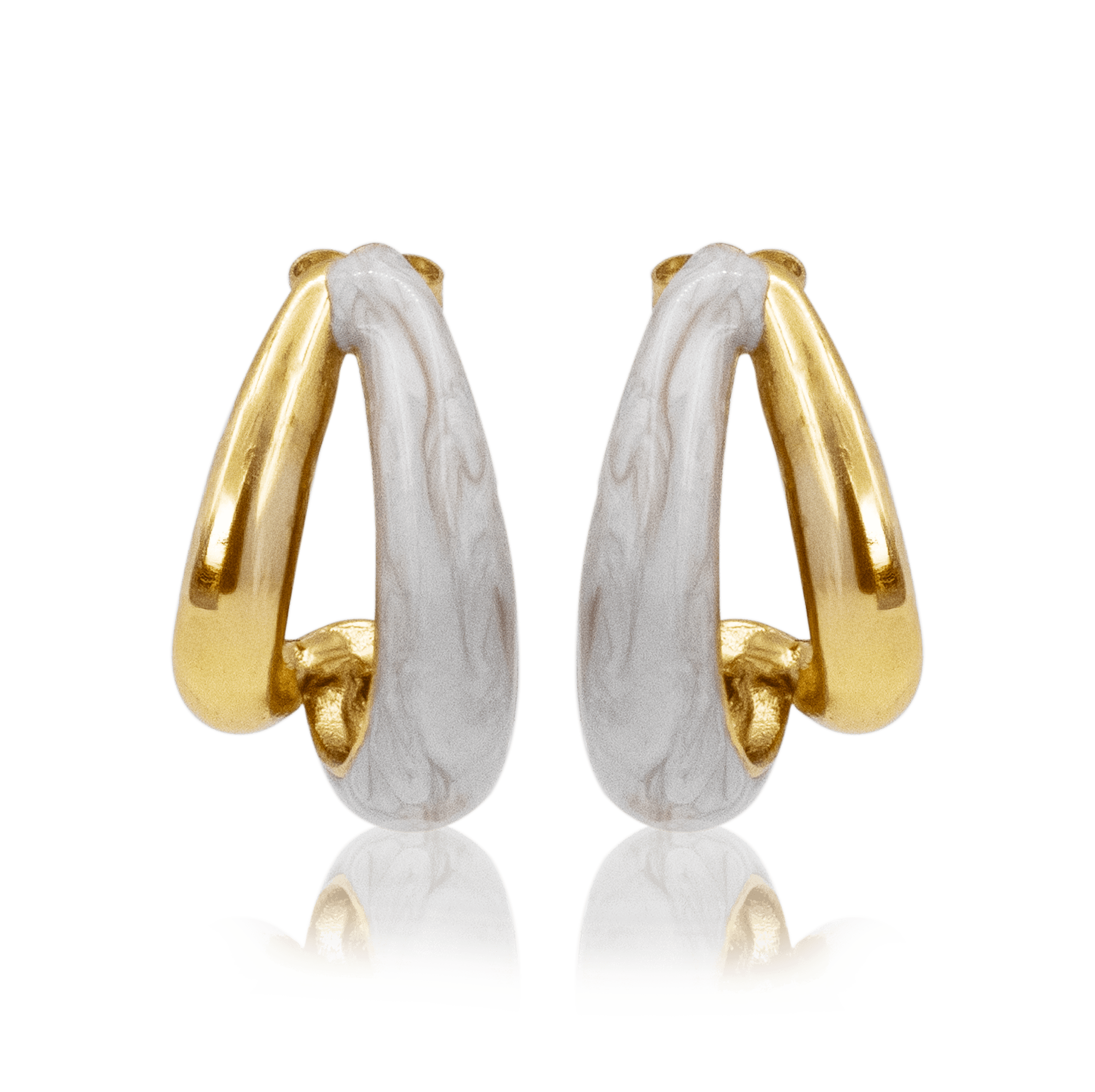 Marble Twist Earrings | Küpe