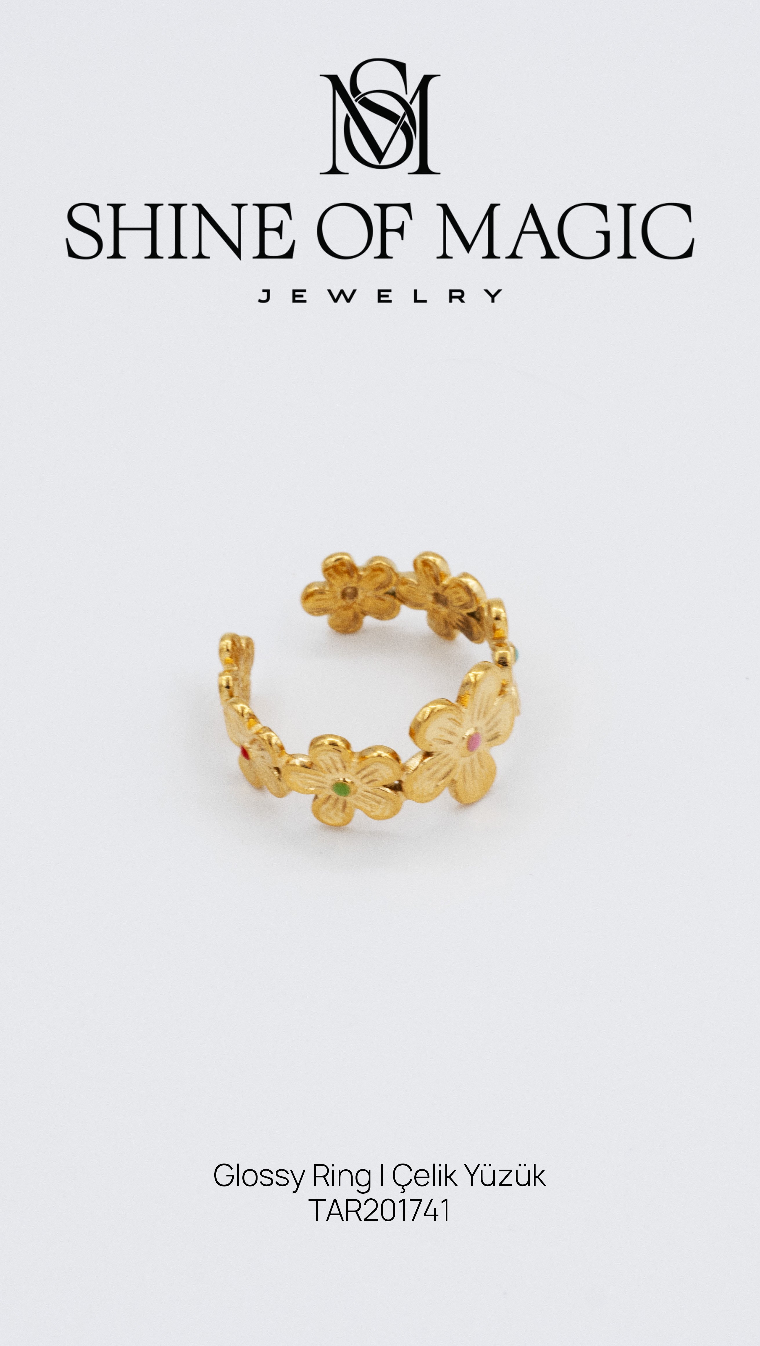 Glossy Ring | Çelik Yüzük