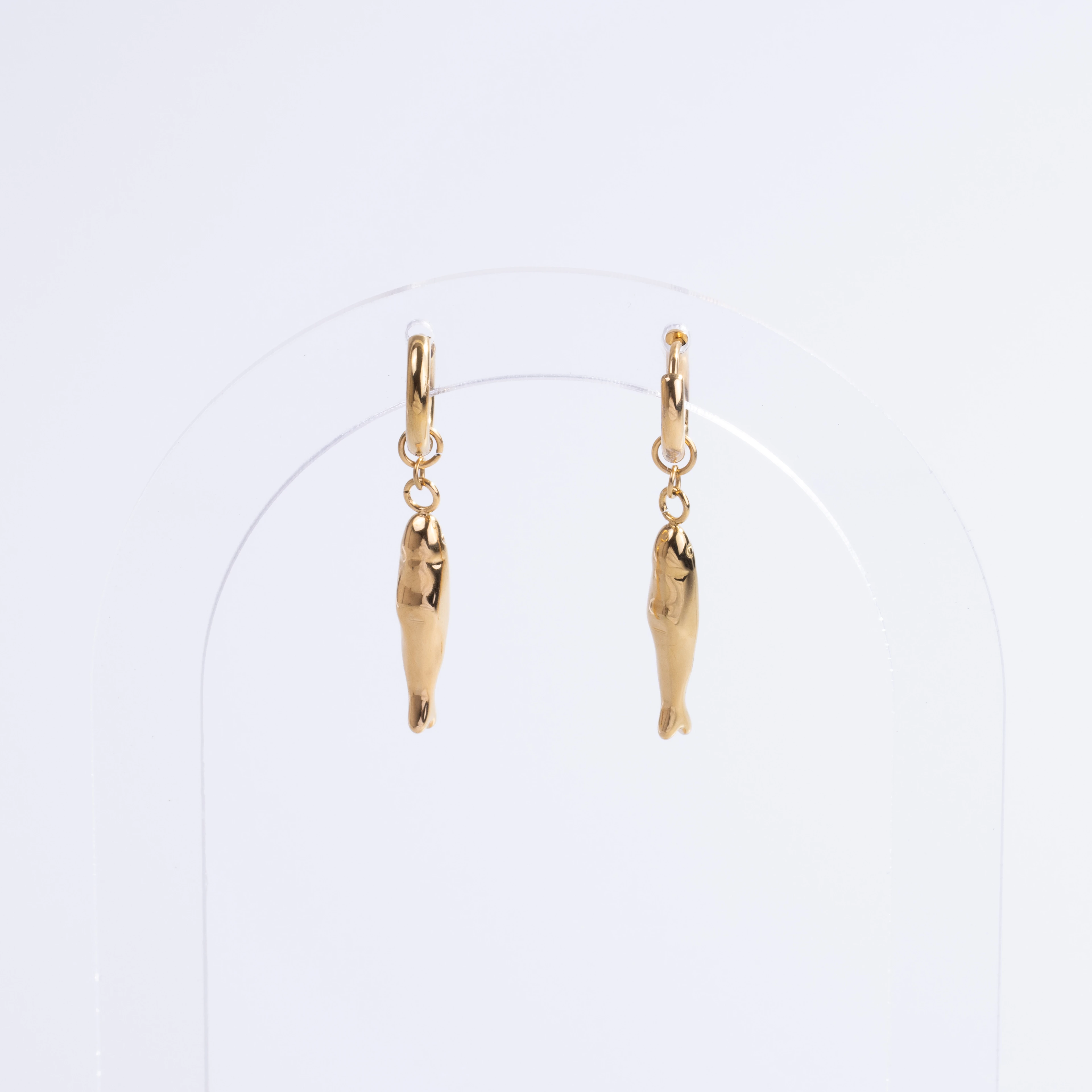 Pish Earring | Çelik Küpe