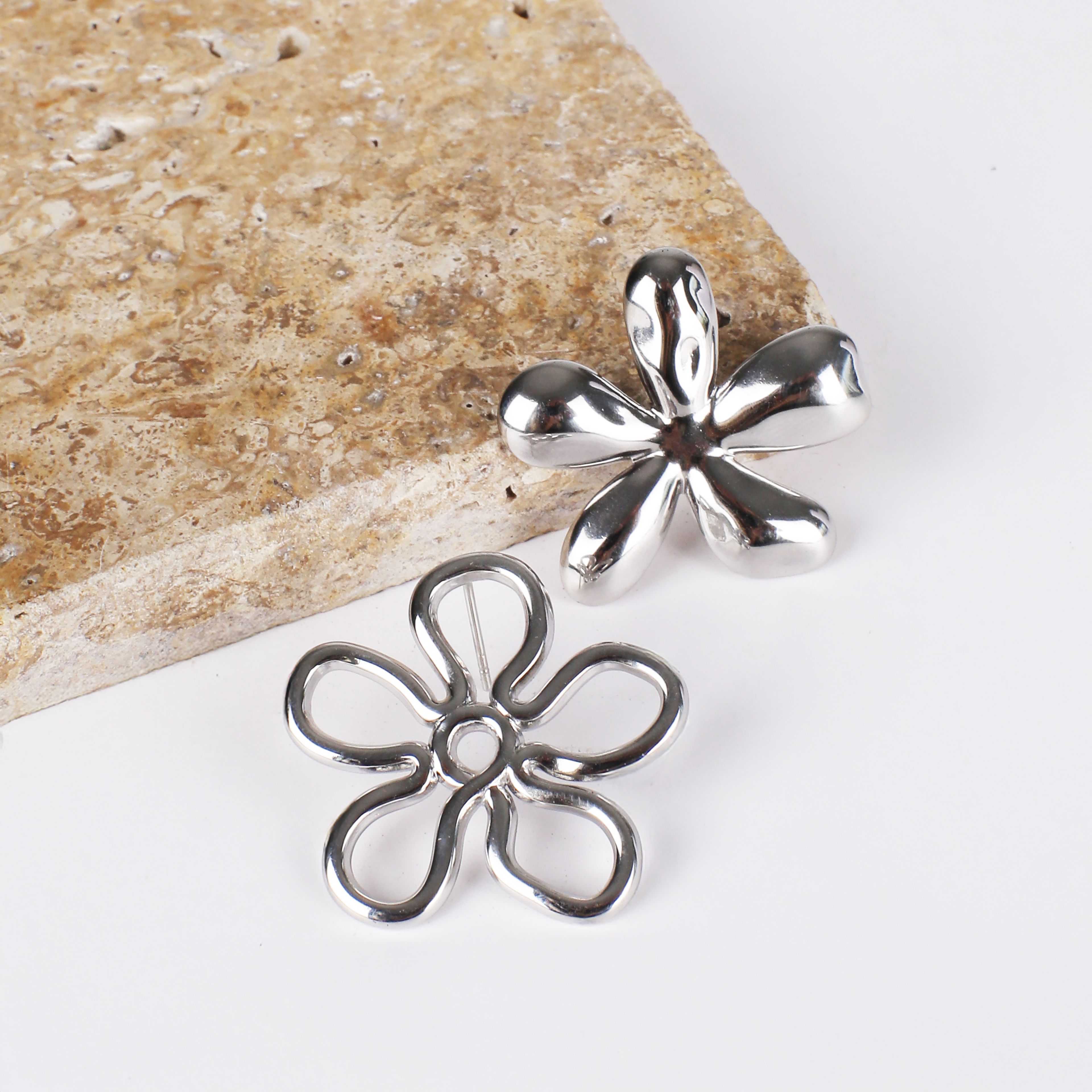 Lunara Earring | Çelik Küpe
