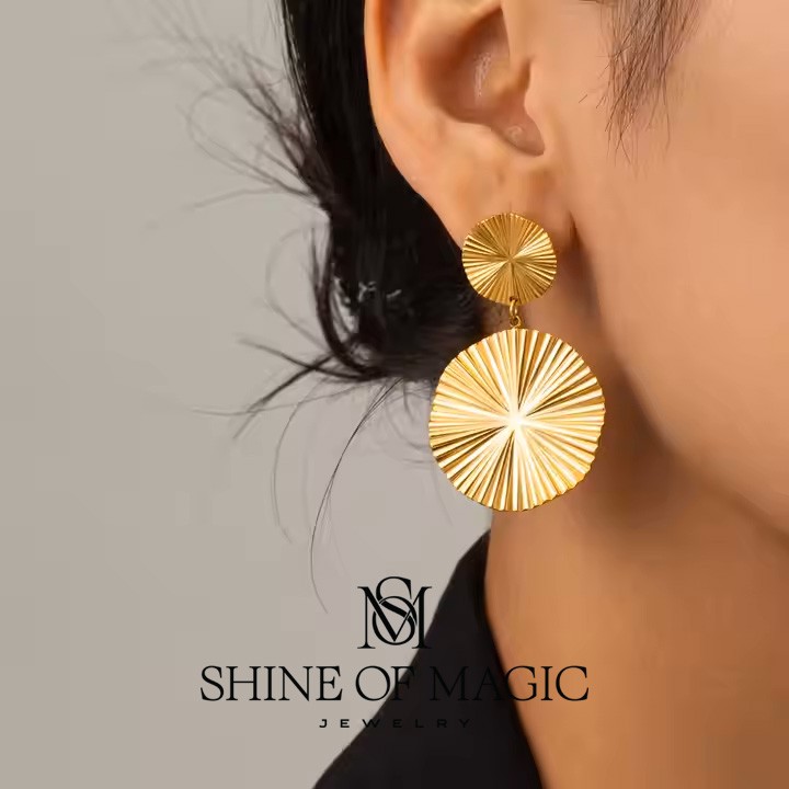 Lacquer Earring | Çelik Küpe