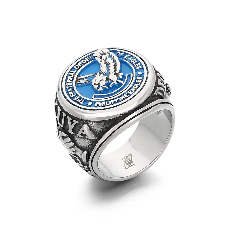 Hevrin Ring | Erkek Çelik Yüzük