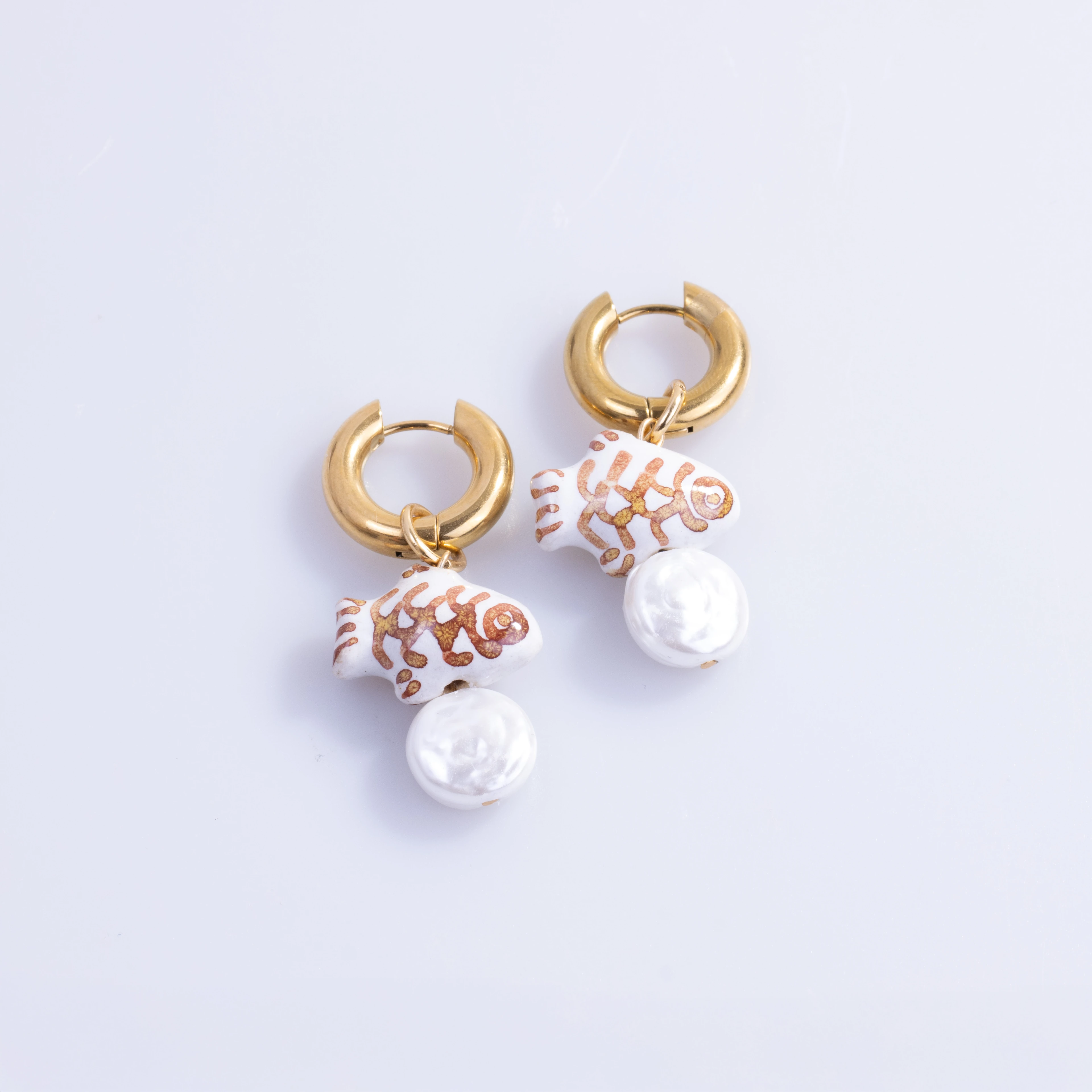 Zfish Earring | Çelik Küpe