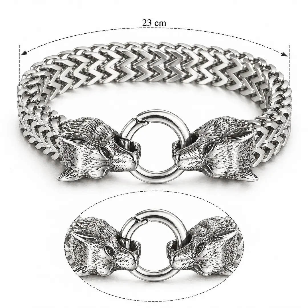 Hrodvin Bracelet | Erkek Çelik Bileklik 5