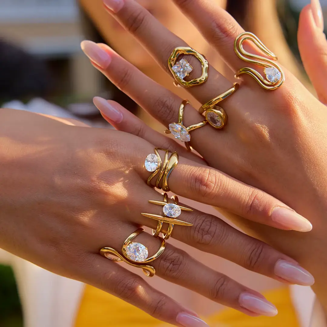 Laroine Ring | Çelik Yüzük 3