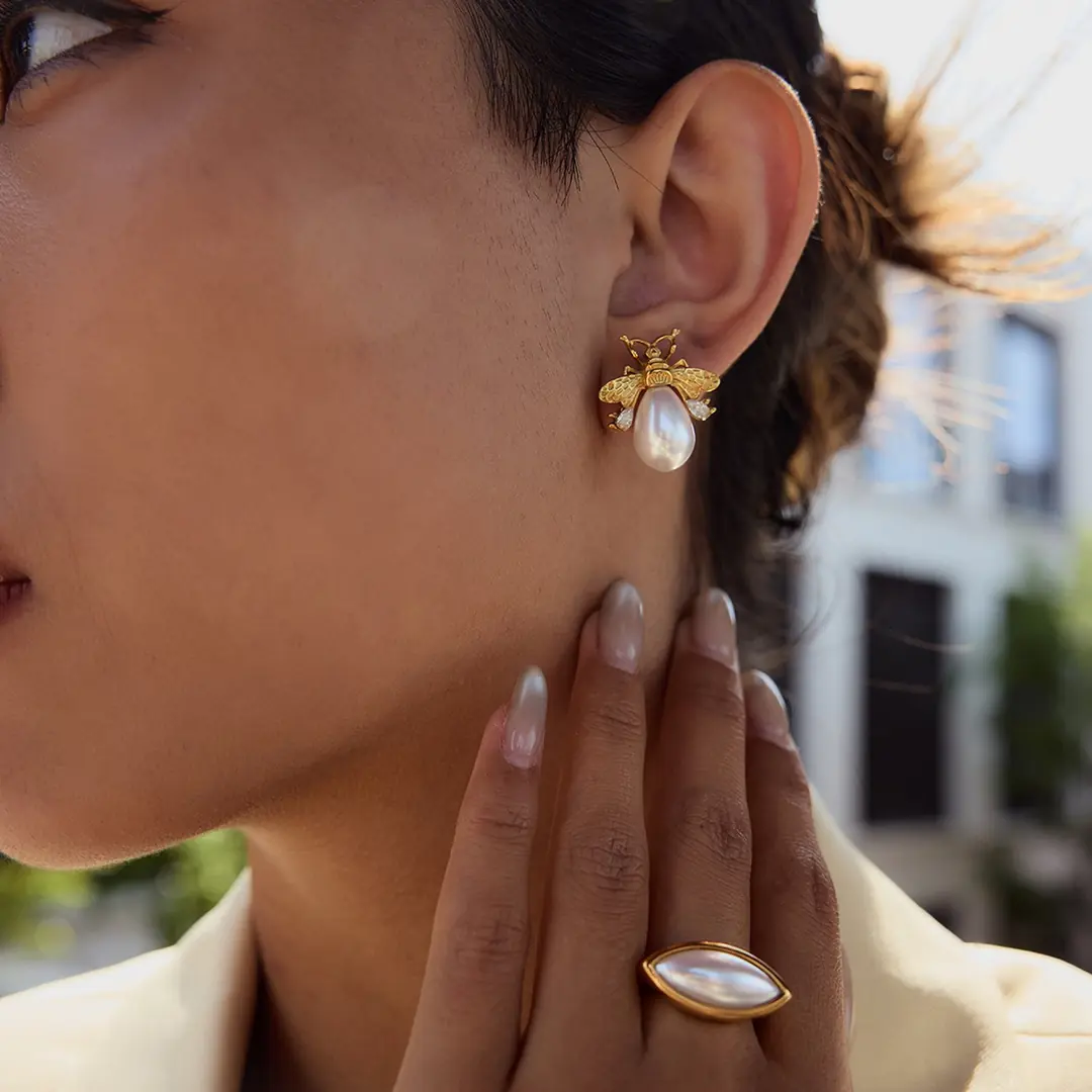 Apisella Earring | Çelik Küpe 6