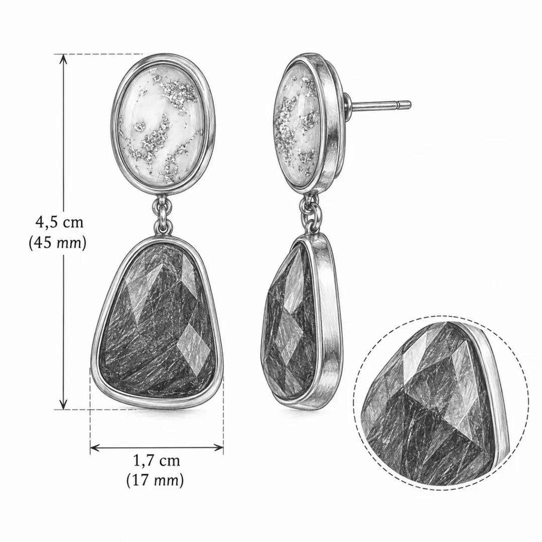 Ursabelle Earring | Çelik Küpe 4