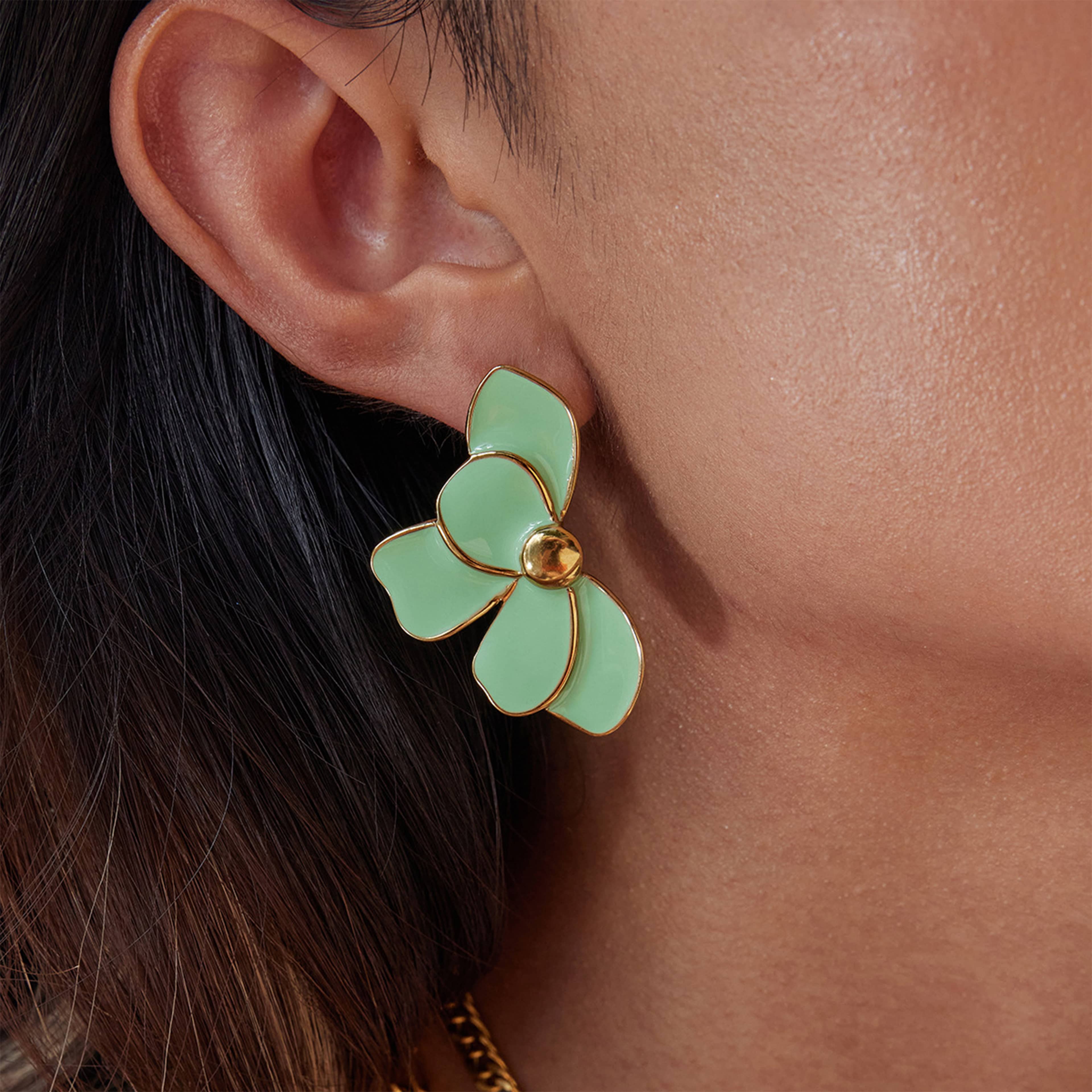 Verdara Earring | Çelik Küpe