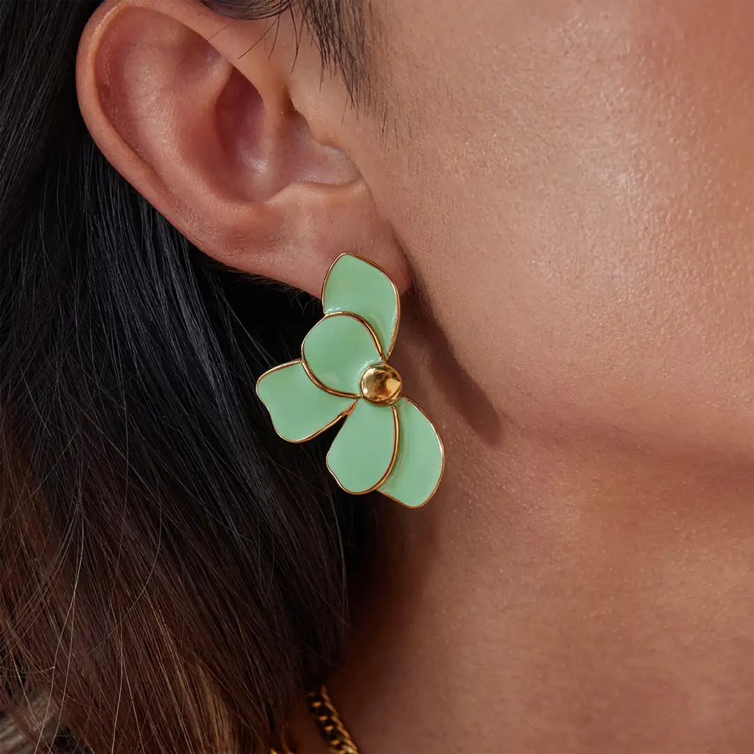 Verdara Earring | Çelik Küpe 2