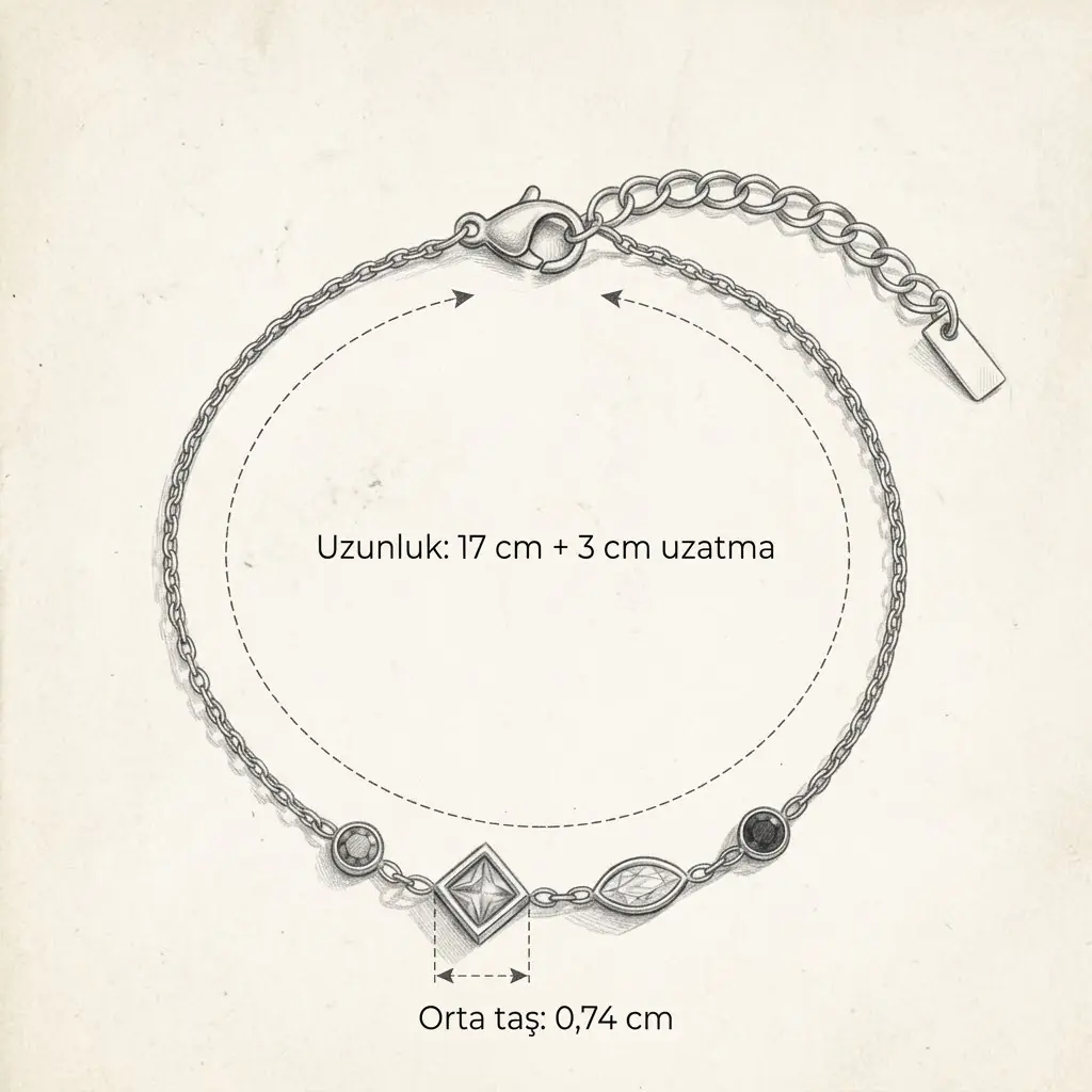Zerrina Bracelet | Çelik Bileklik 5