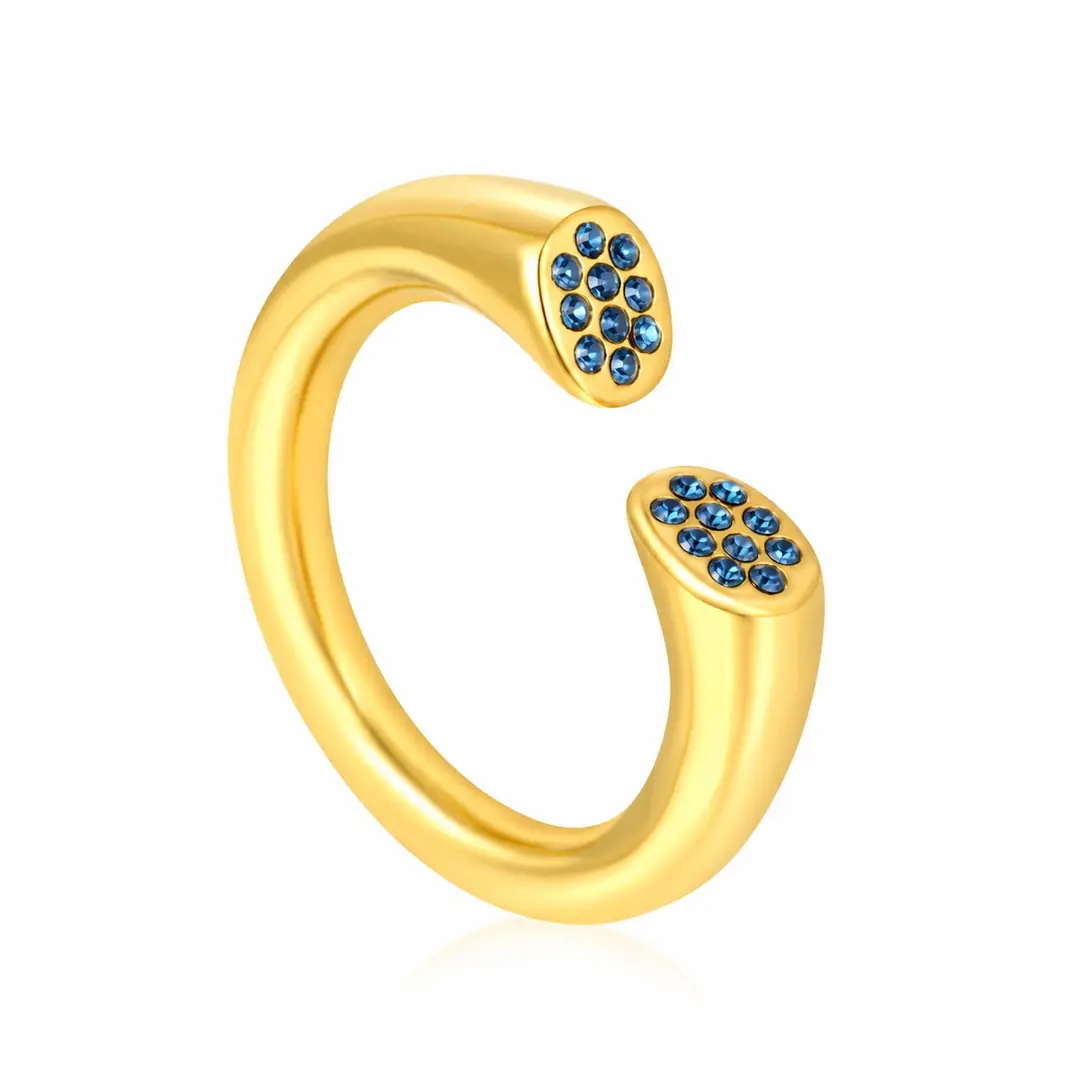 Bluvia Ring | Çelik Yüzük