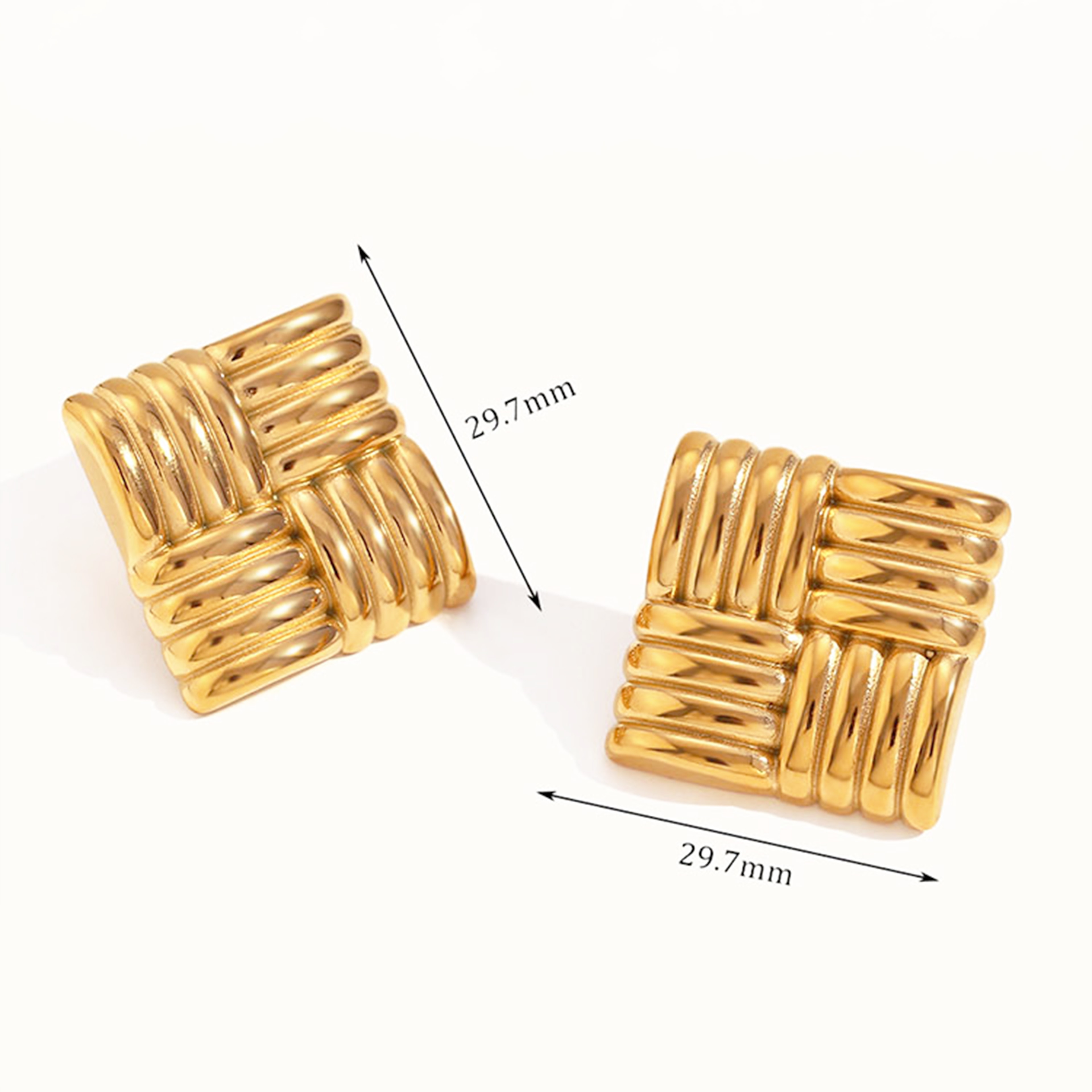 Nerisa Earring | Çelik Küpe