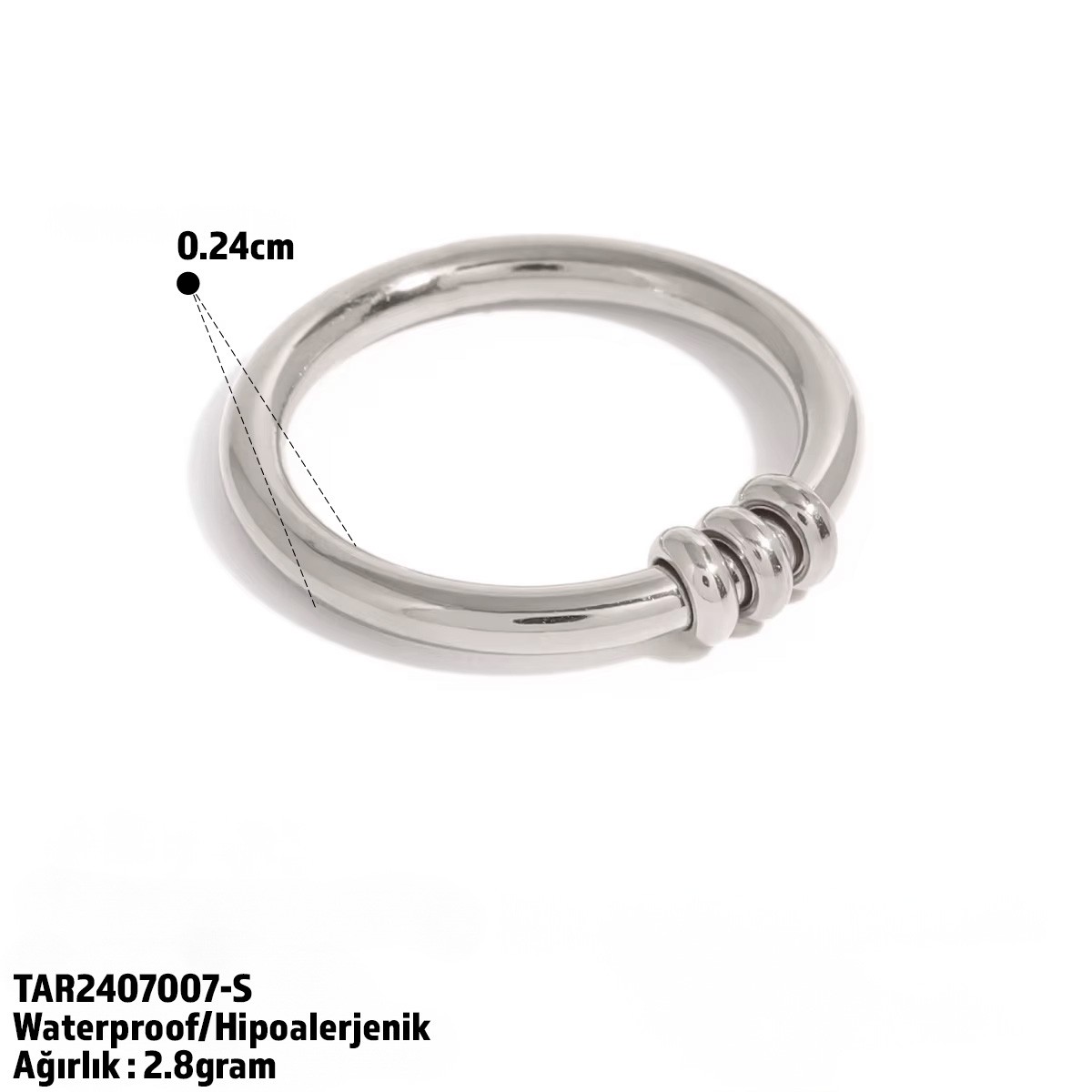 Dashing Ring | Çelik Yüzük