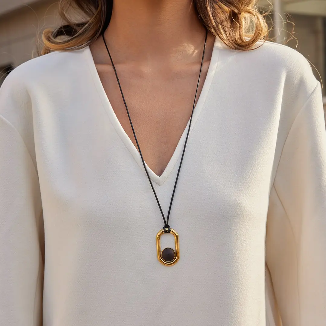 Ulmira Necklace | Çelik Kolye 2