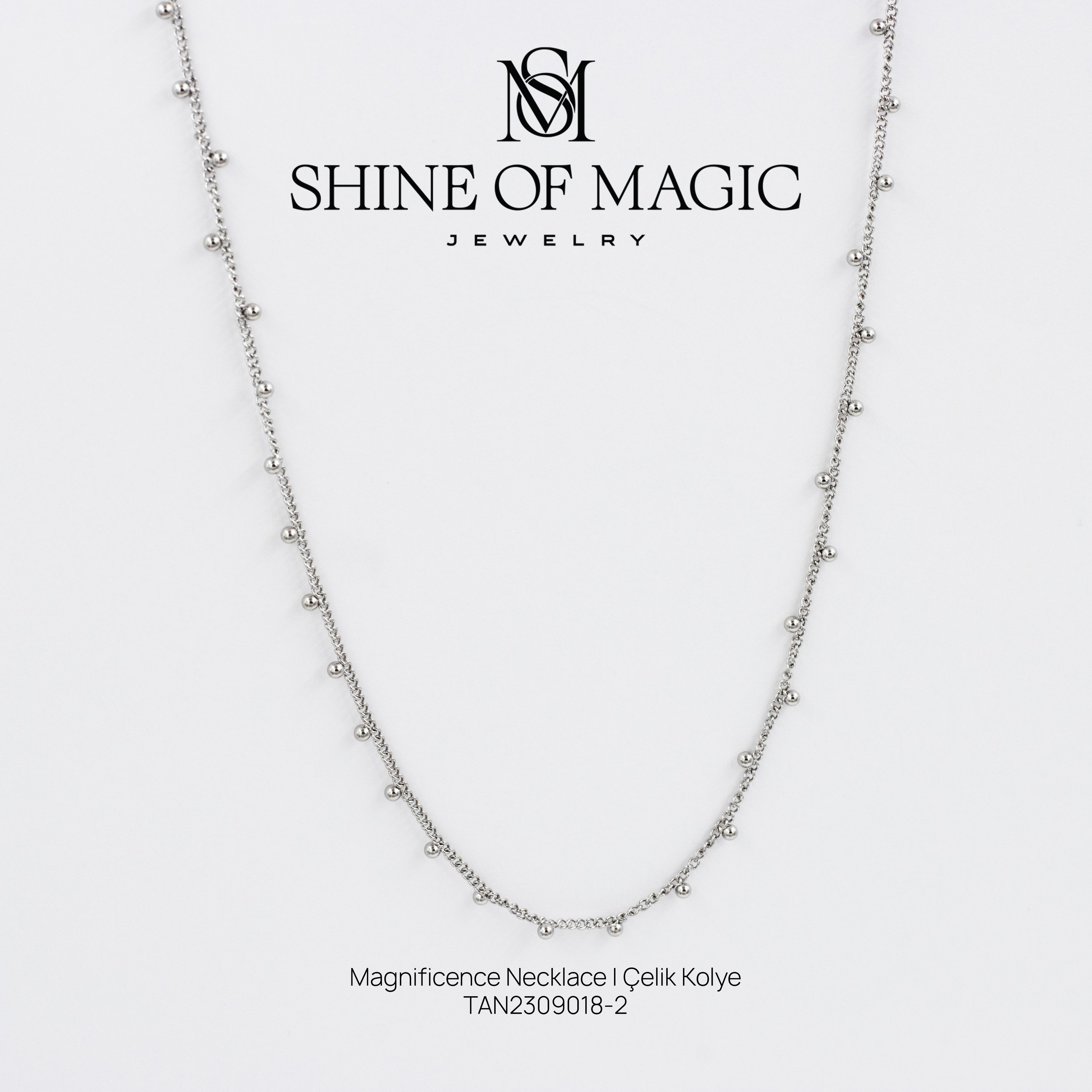 Magnificence Necklace | Çelik Kolye