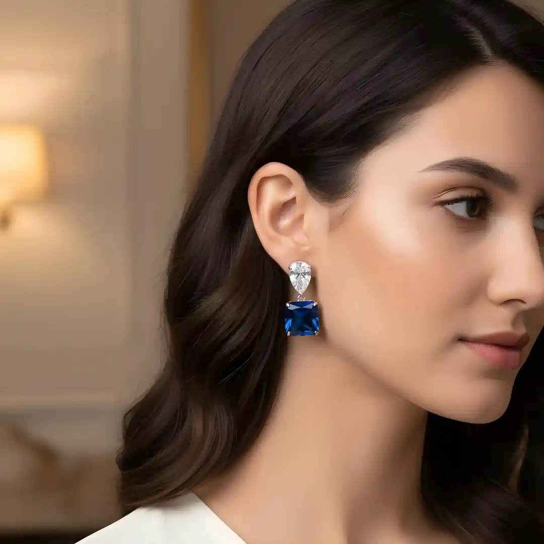 Aurenza Earrings | Silver Kadın Küpe