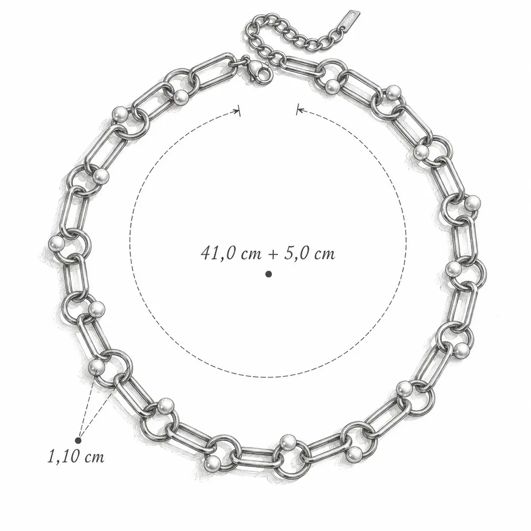 Nacrella Necklace | Çelik Kolye 9