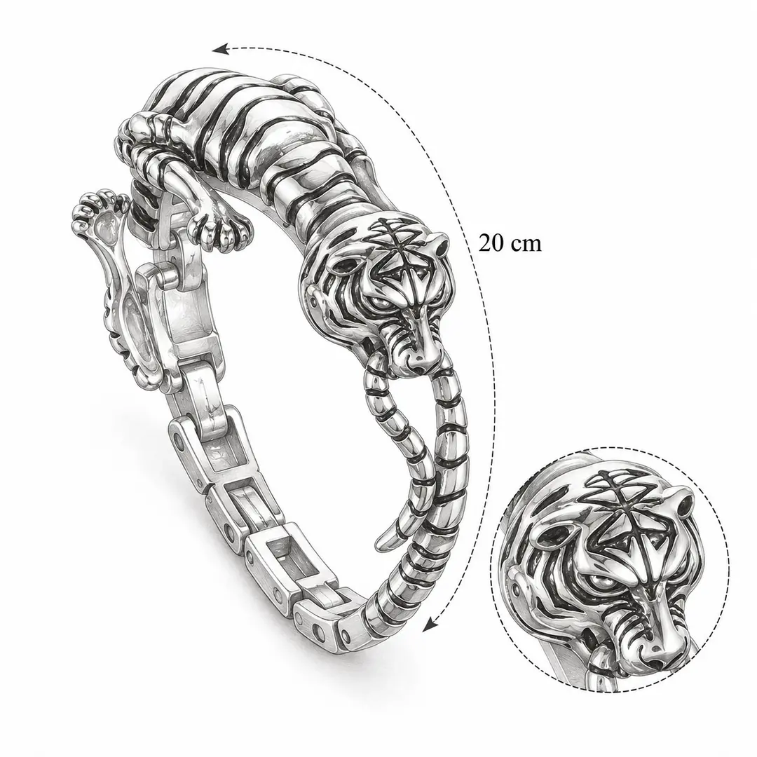 Tygran Bracelet | Erkek Çelik Bileklik 4