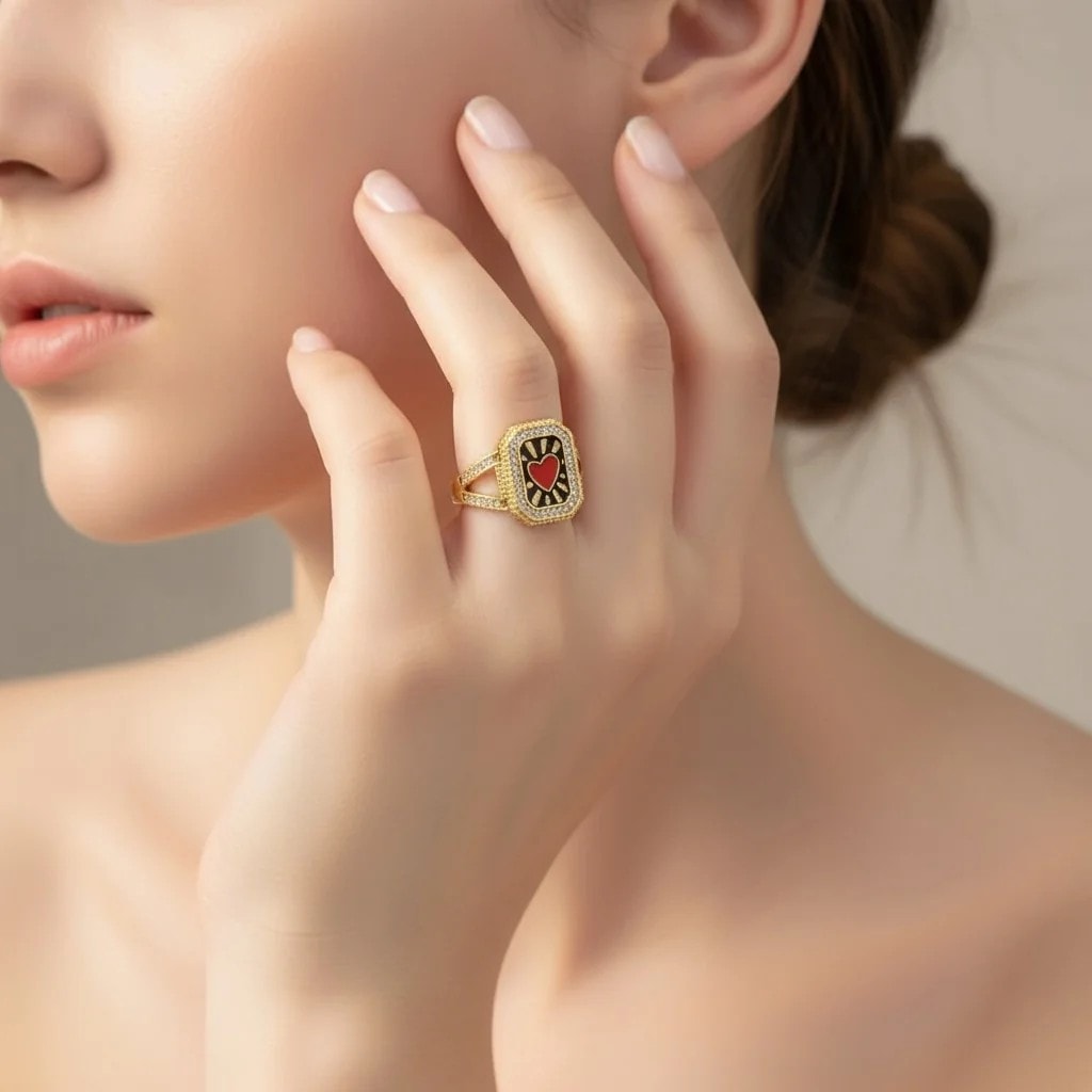 Elyndra Ring | Çelik Yüzük