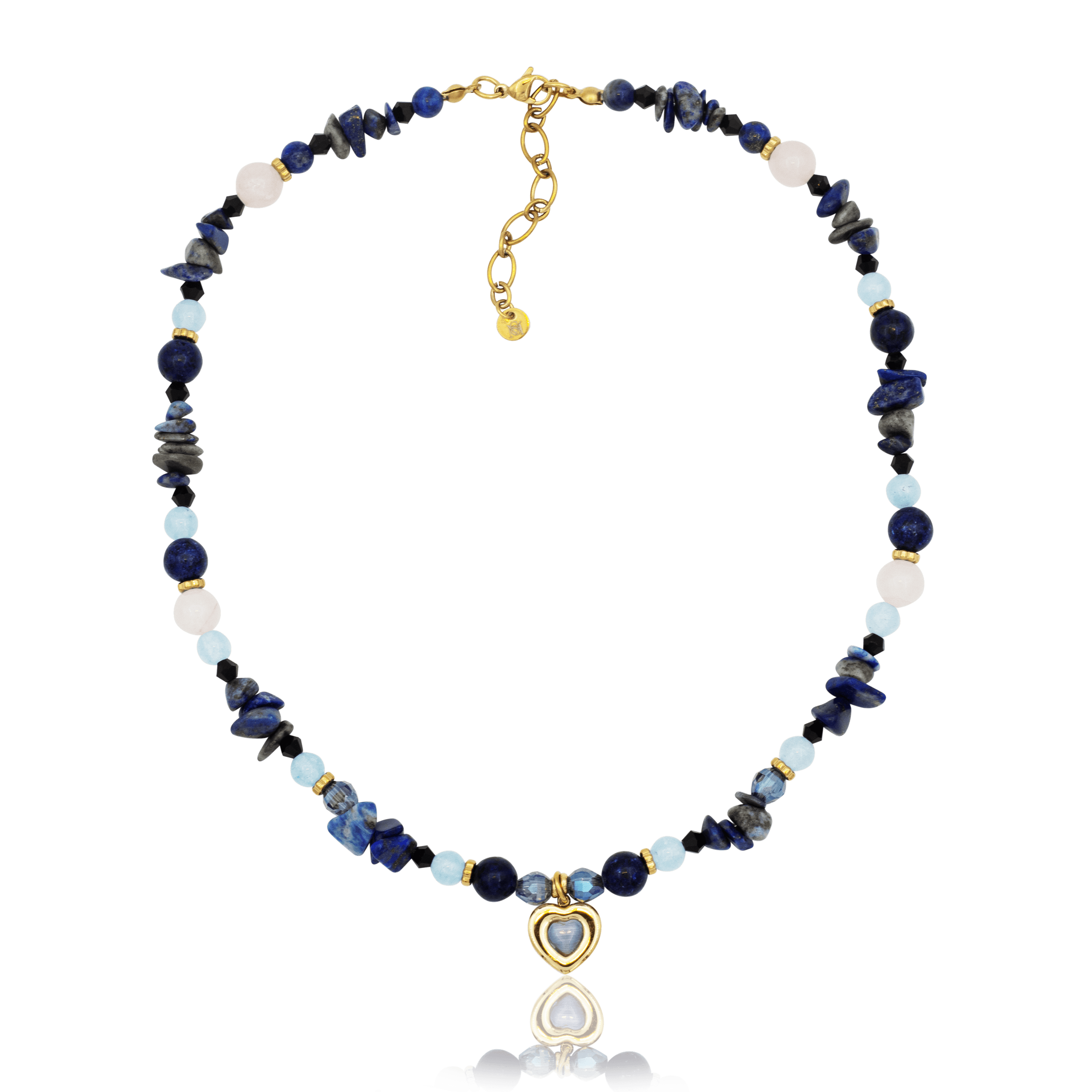 Luna Heart Necklace | Doğal Taş Kolye