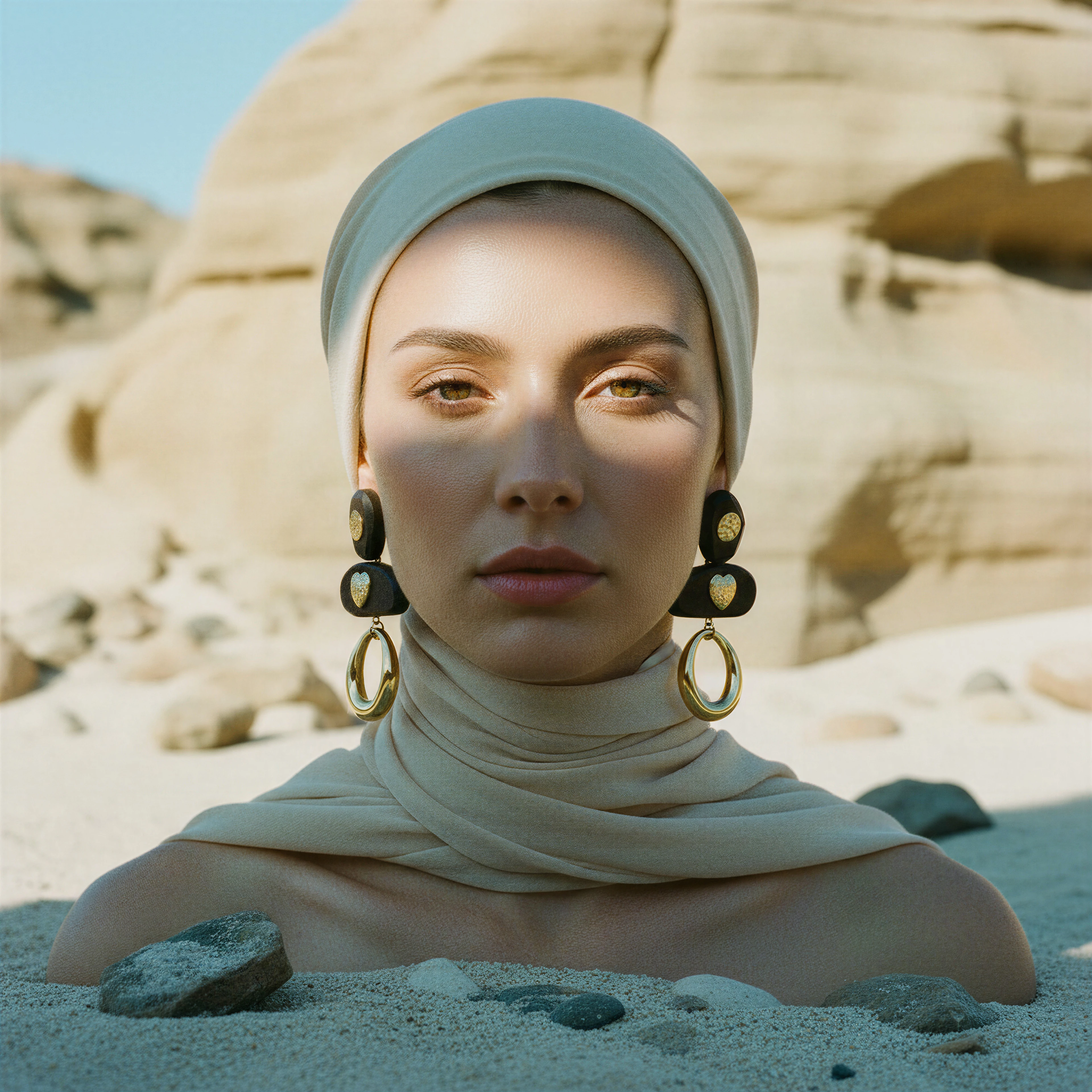 Sahara Earring | Çelik Küpe