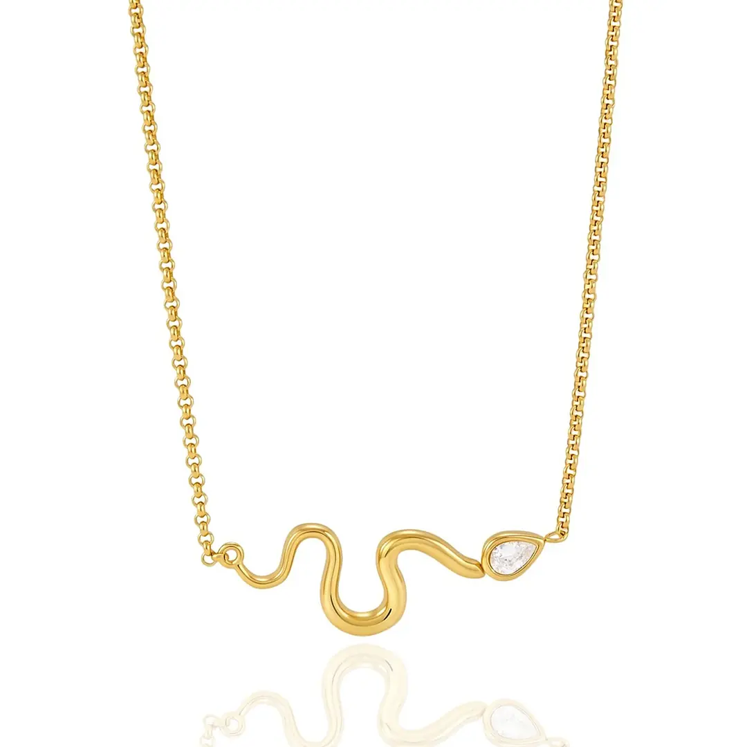 Ondulia Necklace | Çelik Kolye