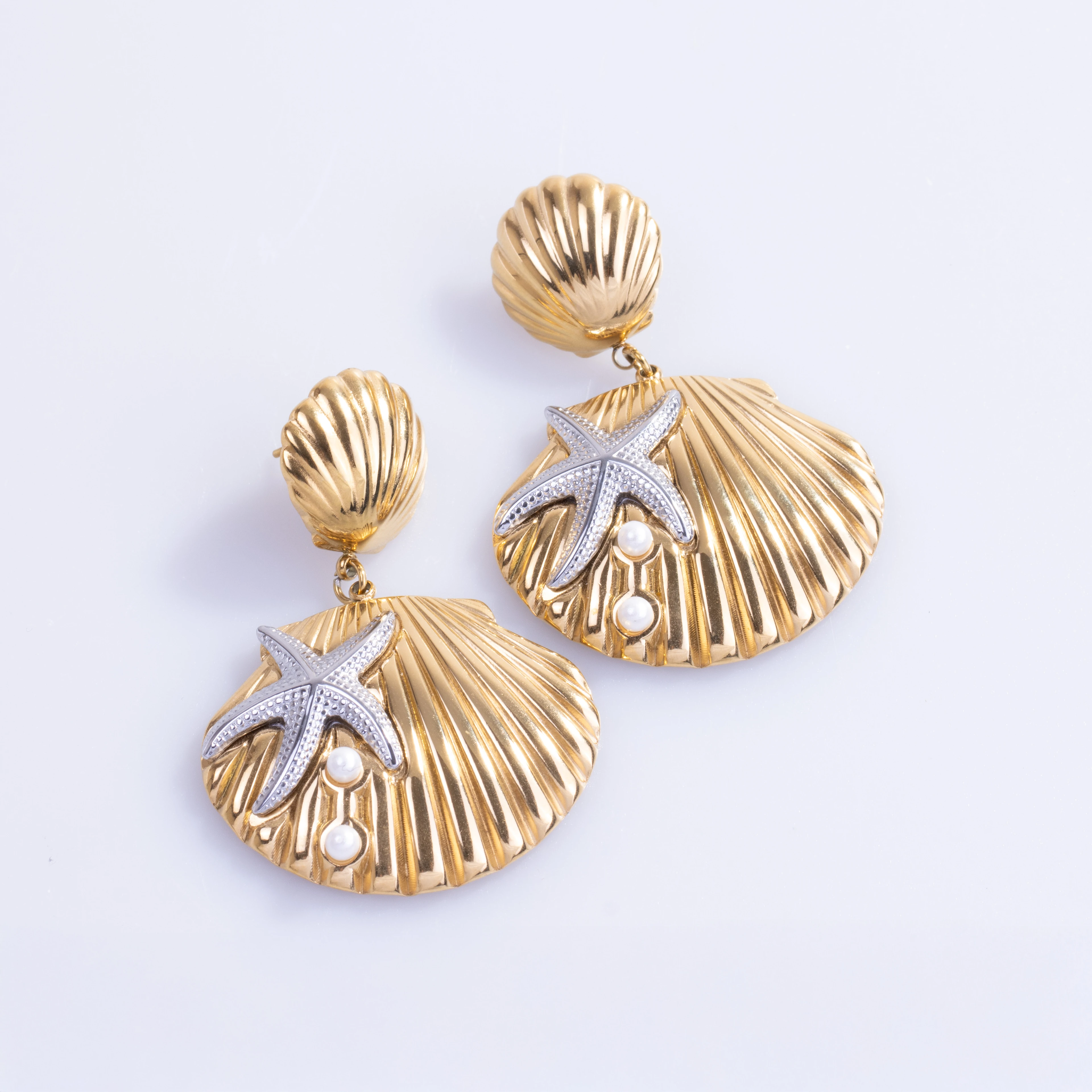 Astero Earring | Çelik Küpe