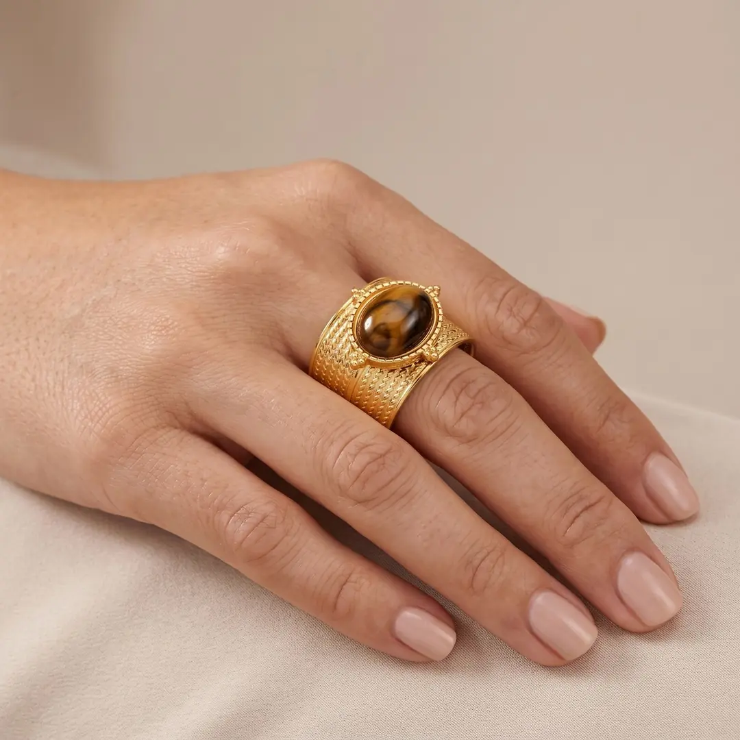 Ixora Ring | Çelik Yüzük 2