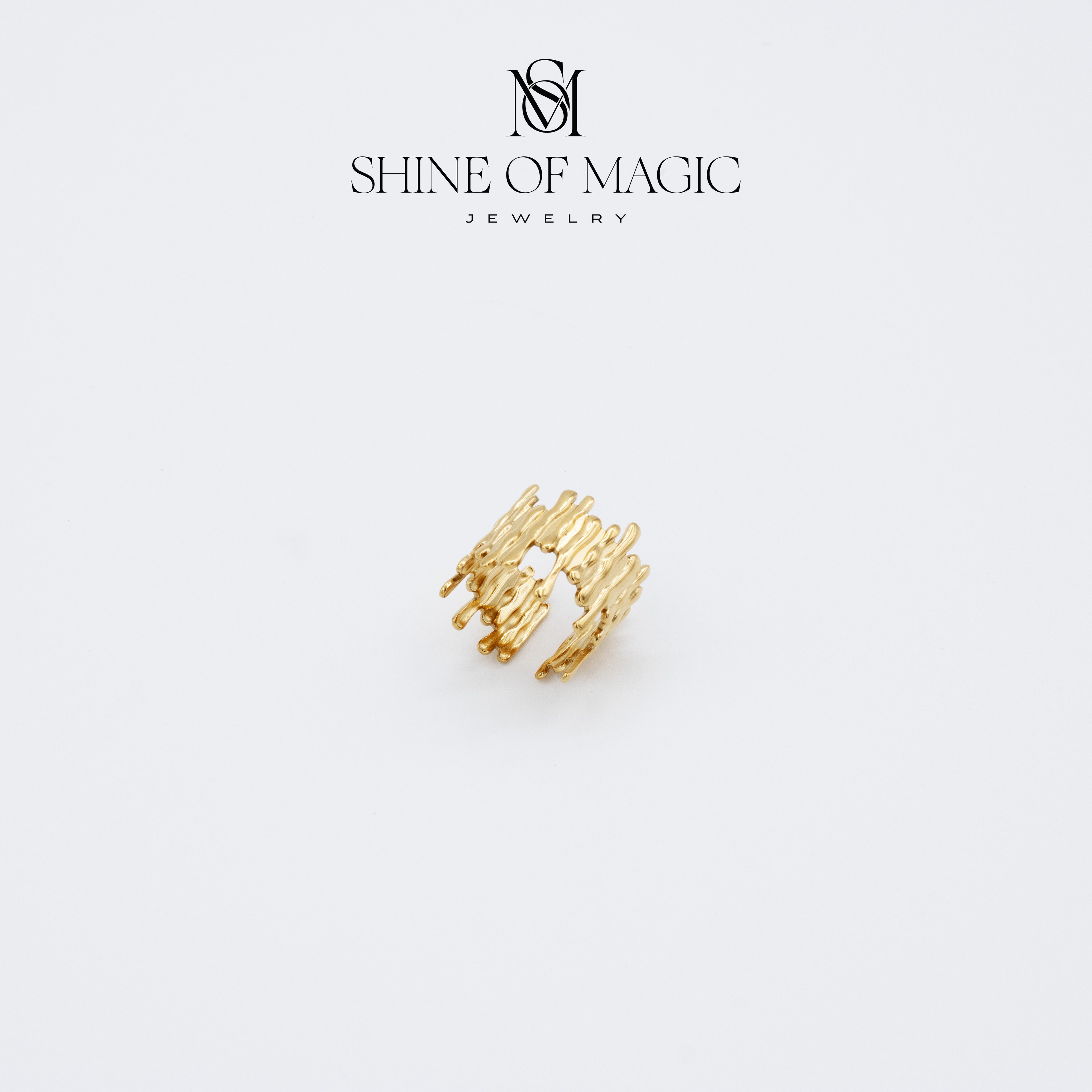 Sublime Beam Ring | Çelik Yüzük