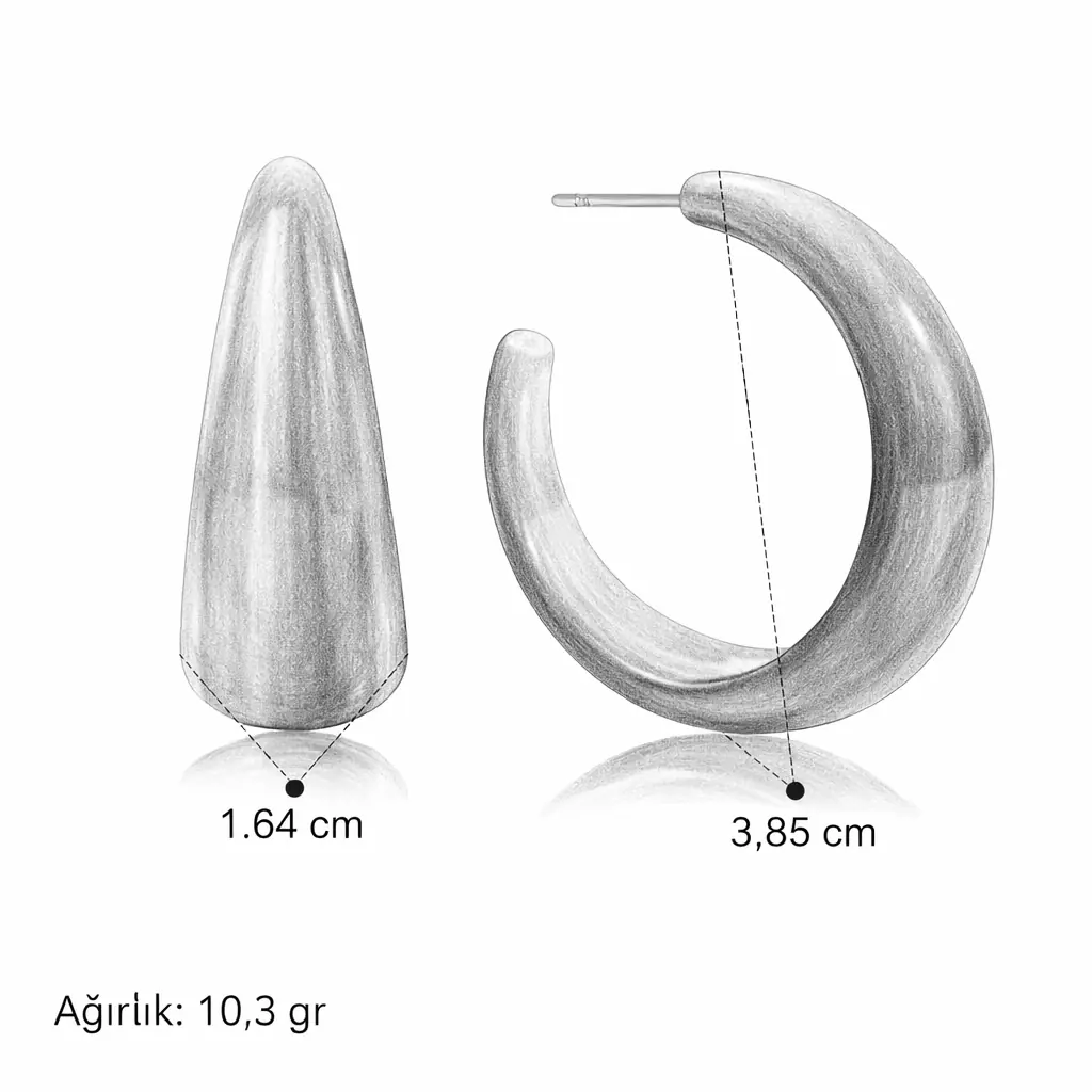Pherin Earring | Akrilik Küpe 3