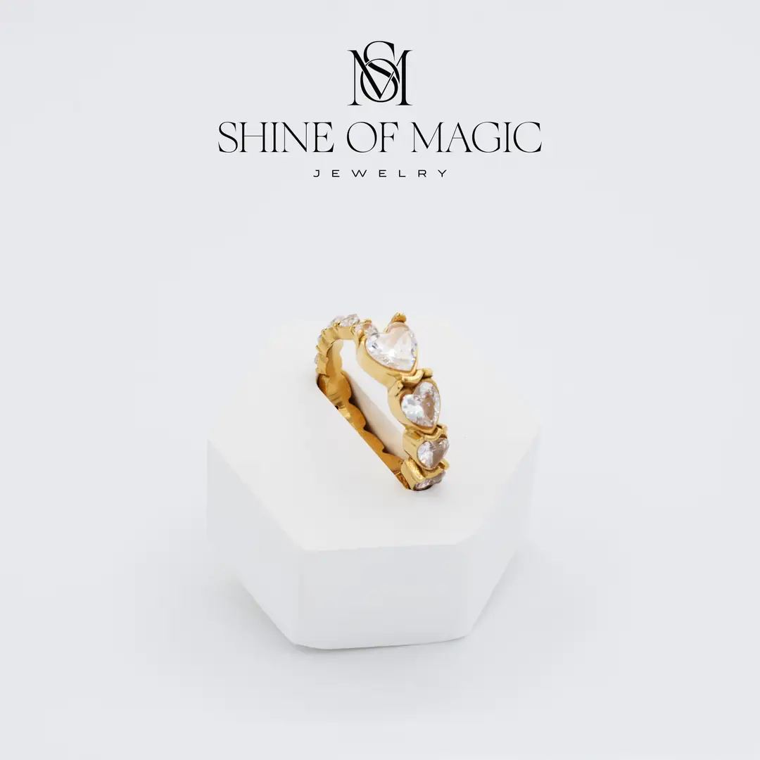 HeartGlow Ring | Çelik Yüzük 3