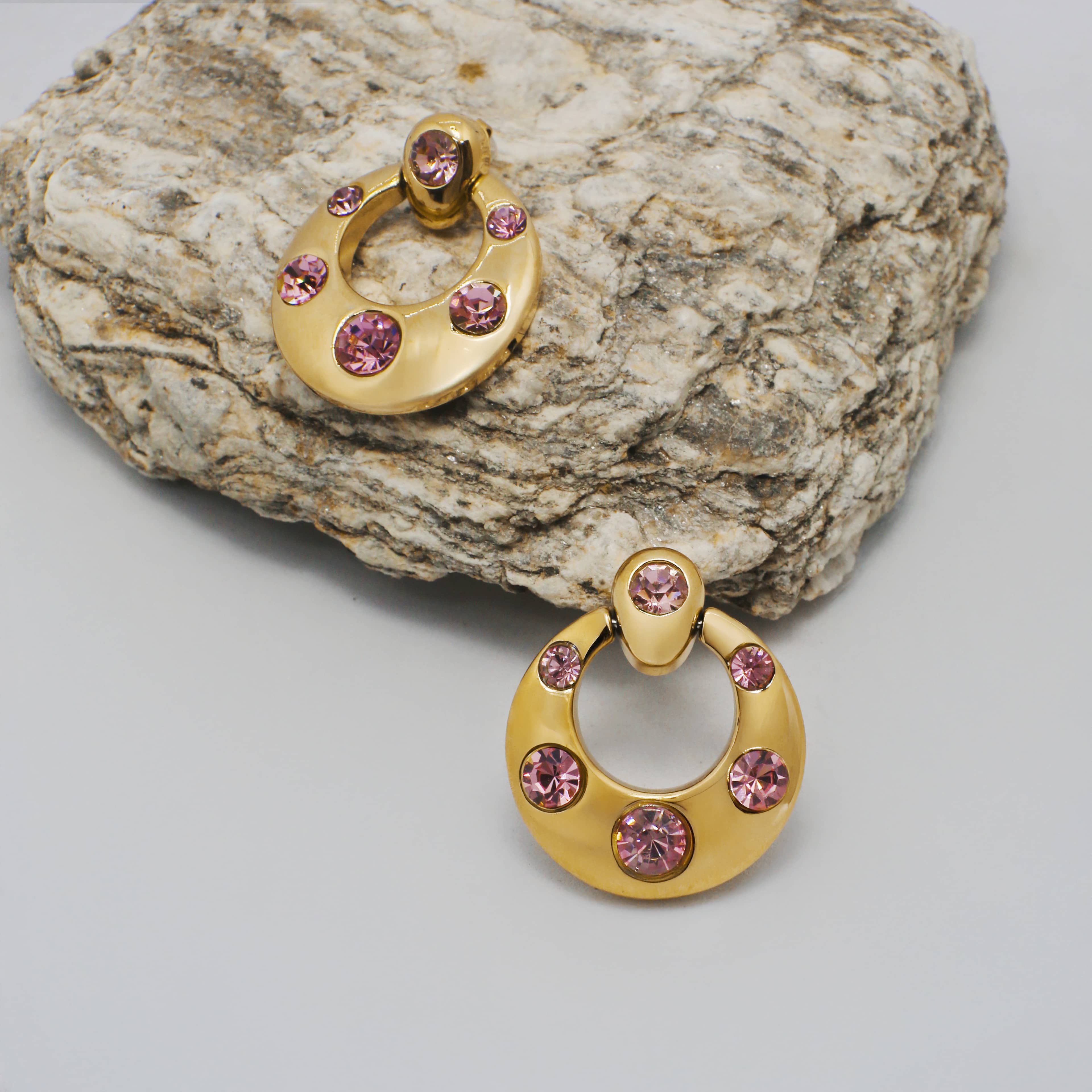  Lunera Earring | Çelik Küpe