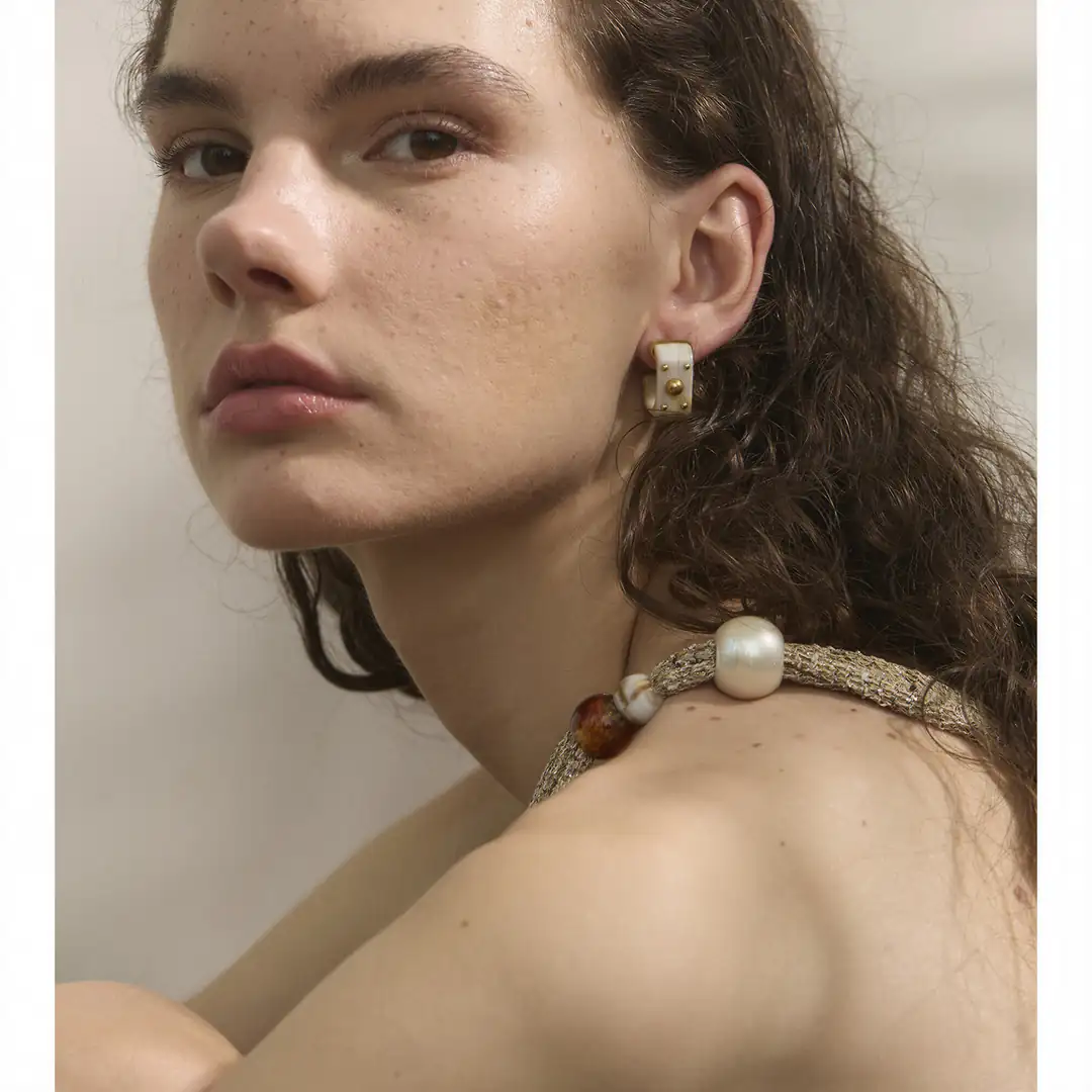 Pearmira Earring | Reçine Küpe 2