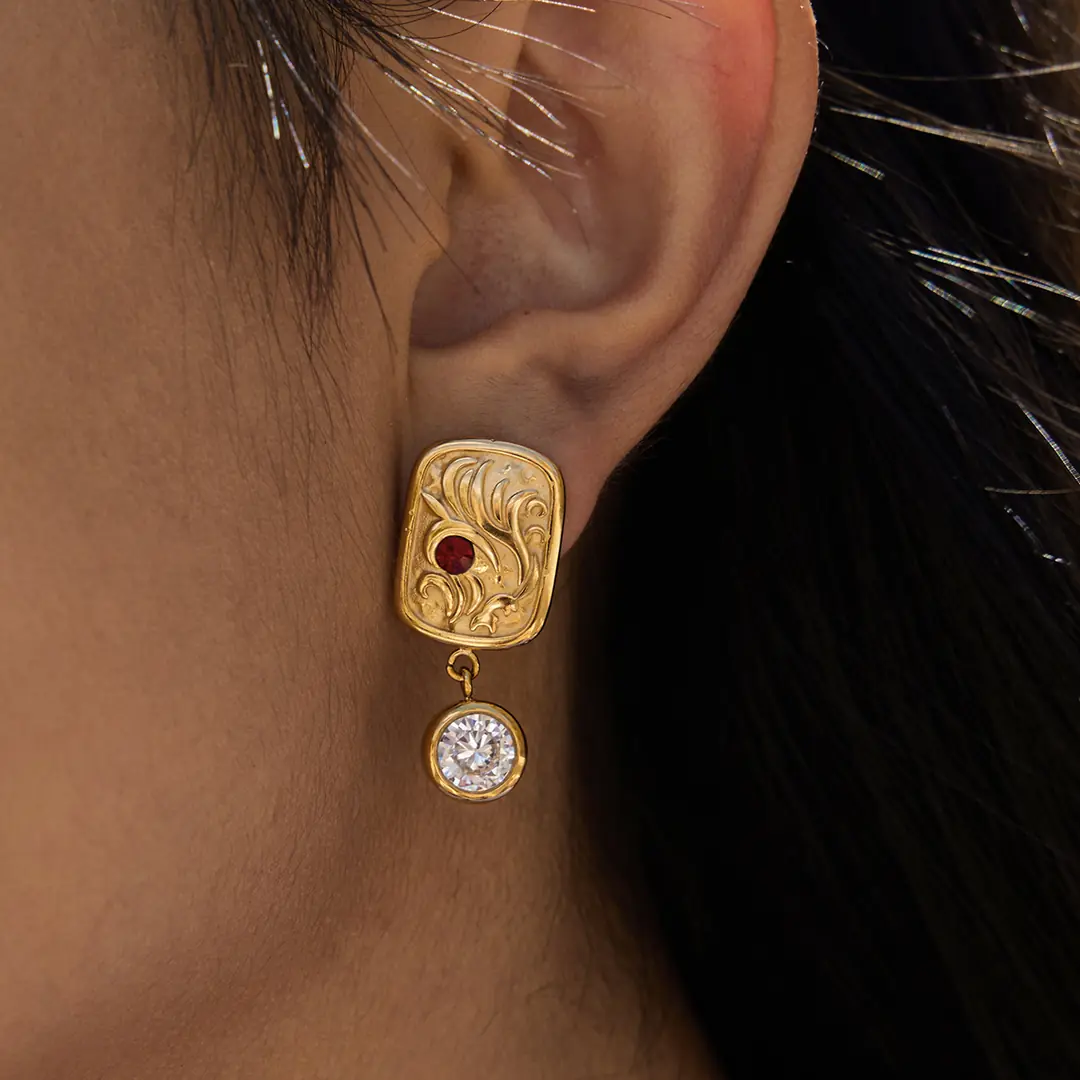 Osomi Earring | Çelik Küpe 2