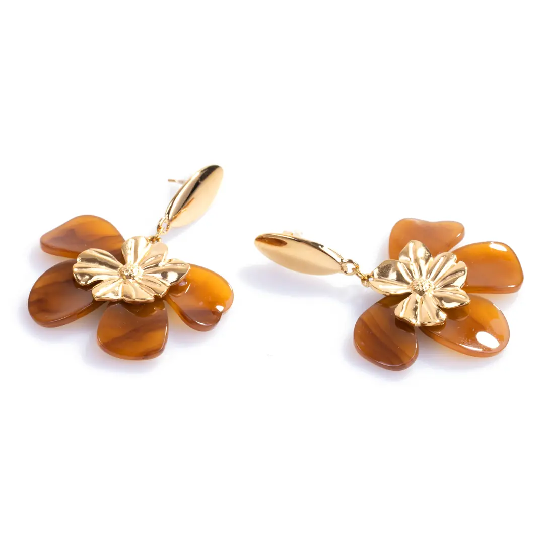 Florazel Earring | Reçine Küpe