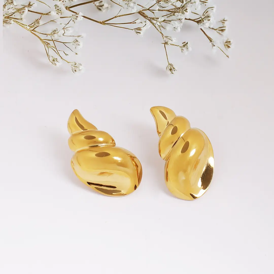 Golve Earring | Çelik Küpe