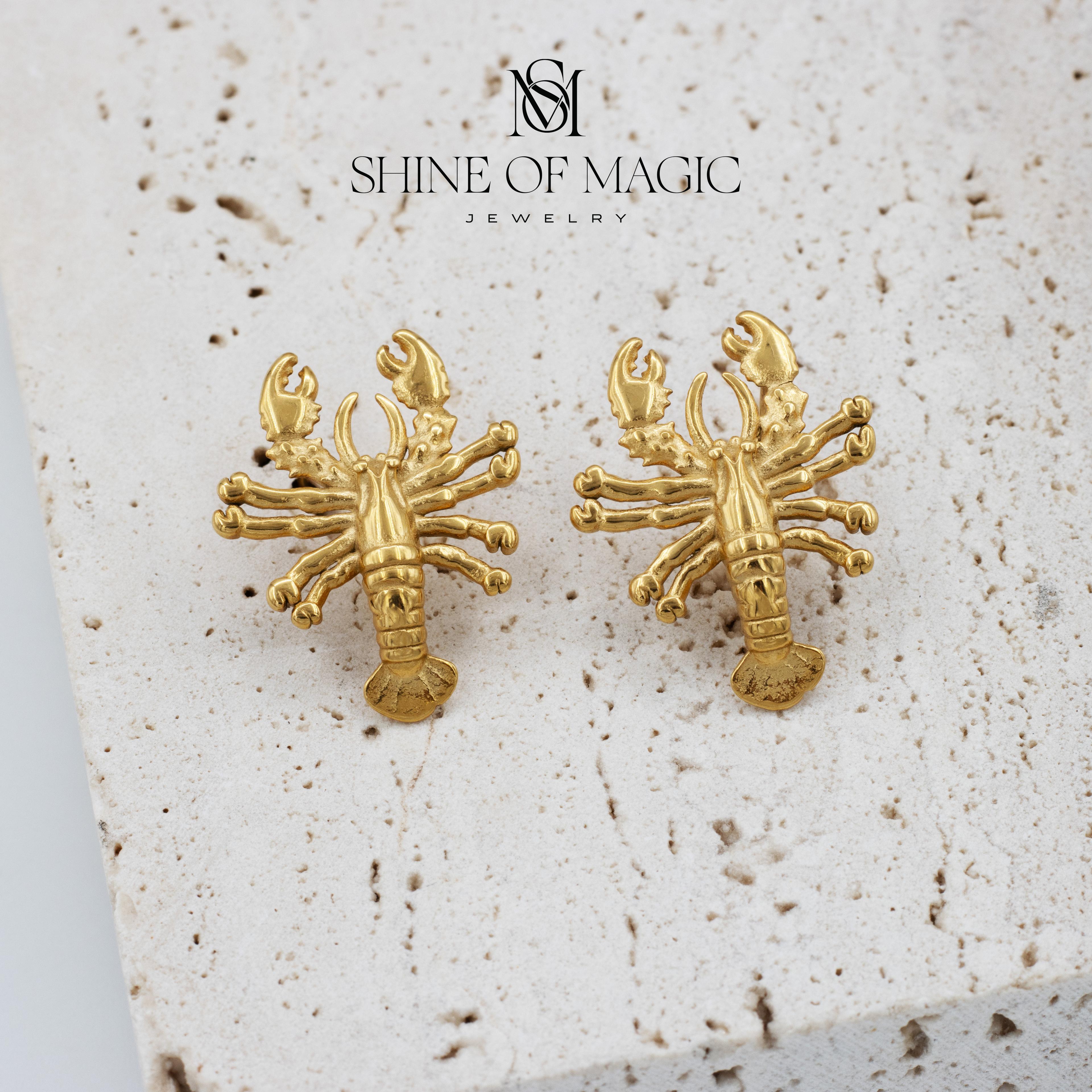 Crustacean Earring | Çelik Küpe