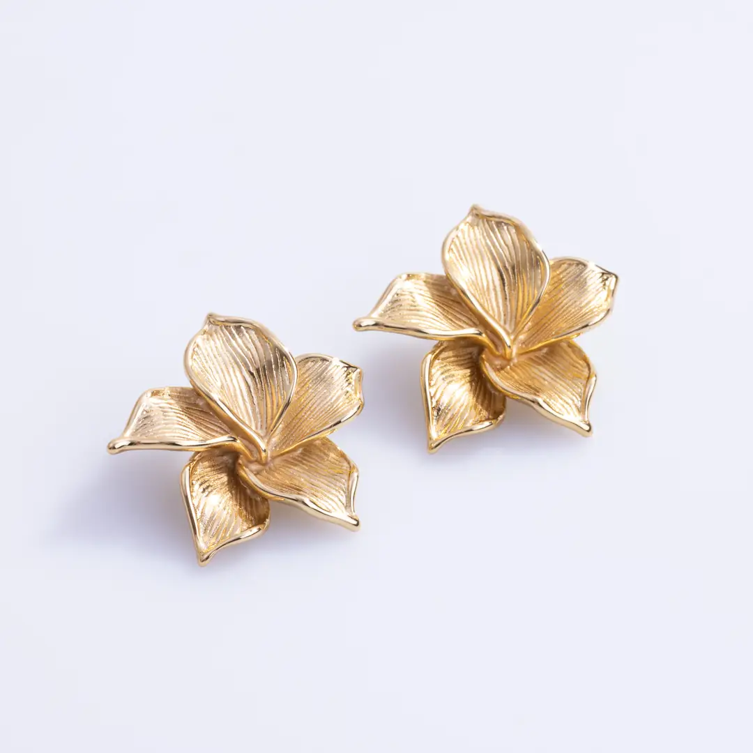 Solaflora Earring | Çelik Küpe 1