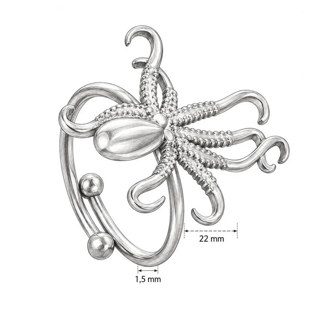 Polpina Ring | Çelik Yüzük 3