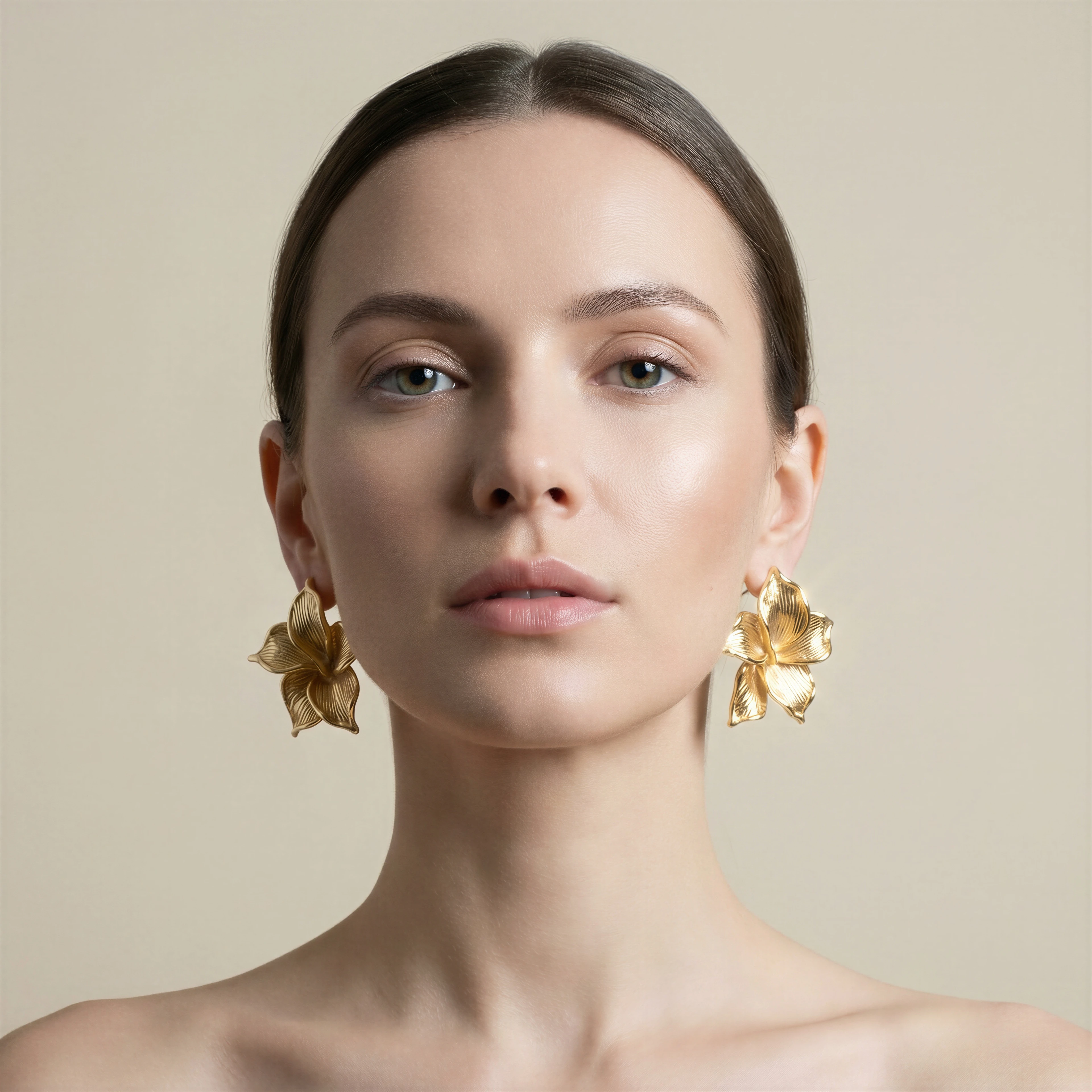 Solaflora Earring | Çelik Küpe
