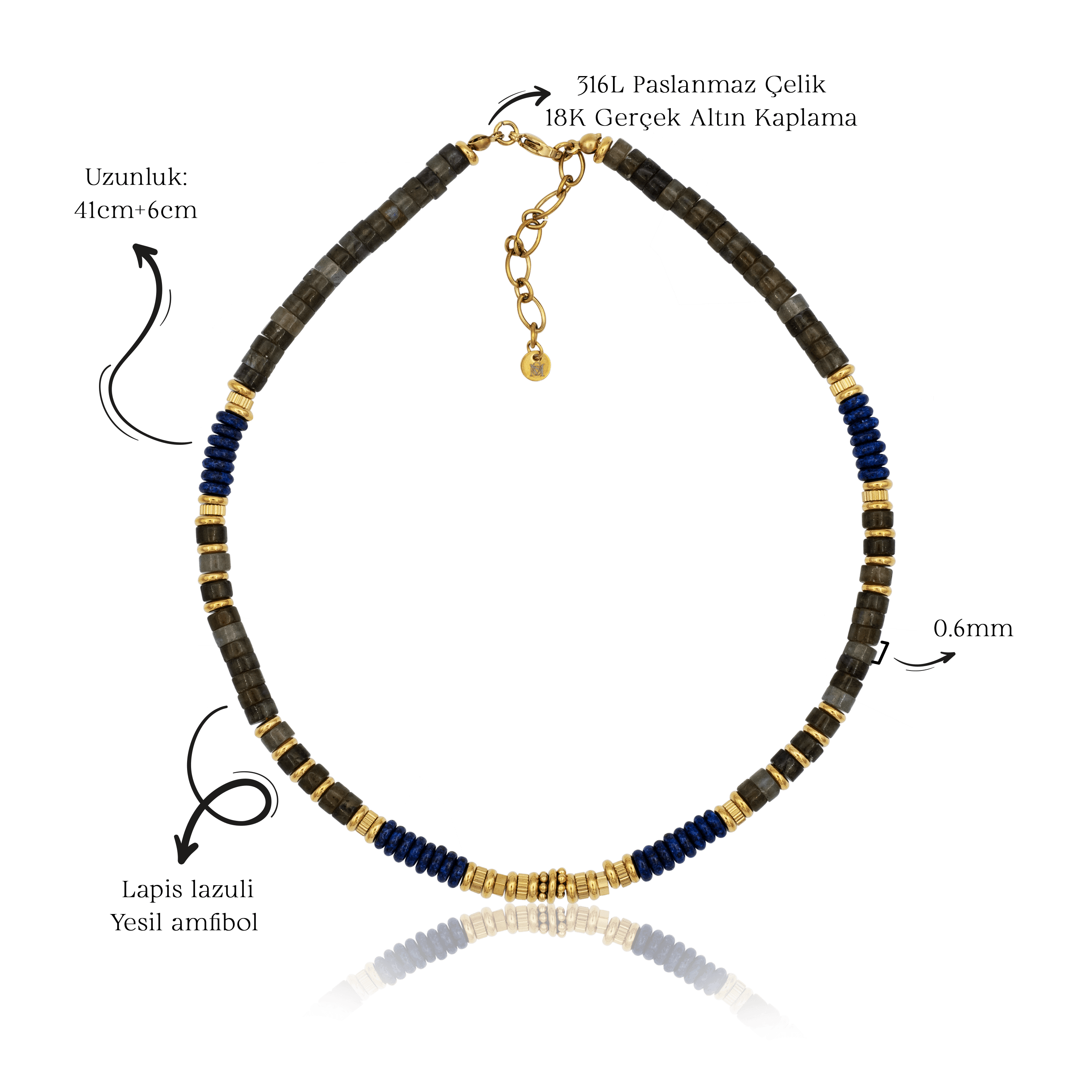 Orren Necklace | Doğal Taş Kolye