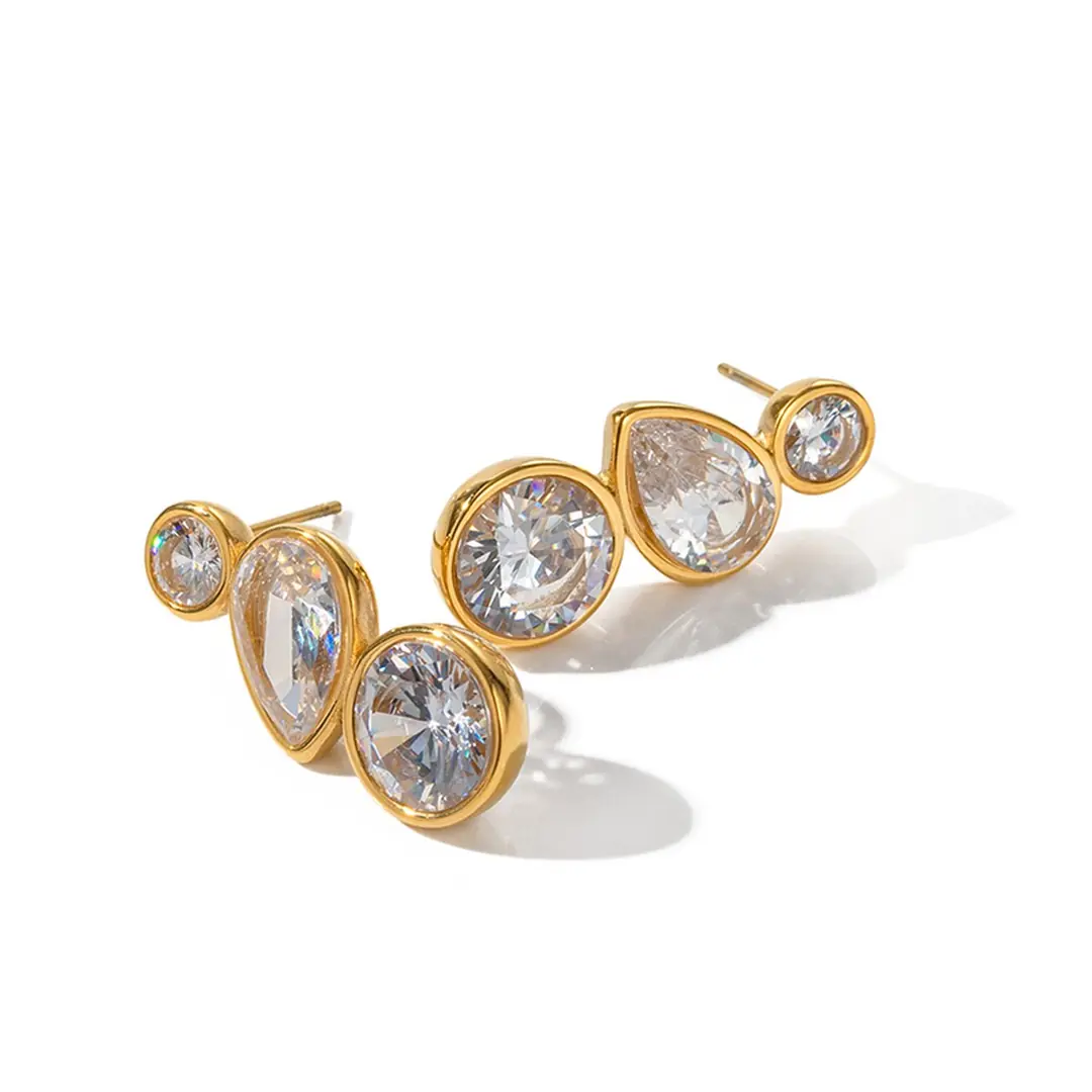 Scalina Earring | Çelik Küpe