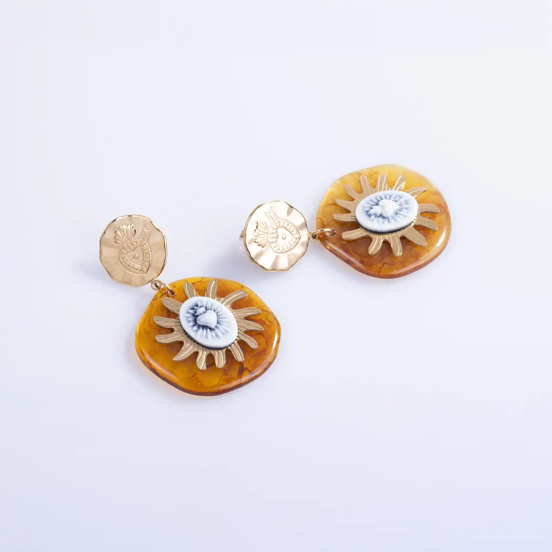 Auristen Earring | Reçine Küpe 3
